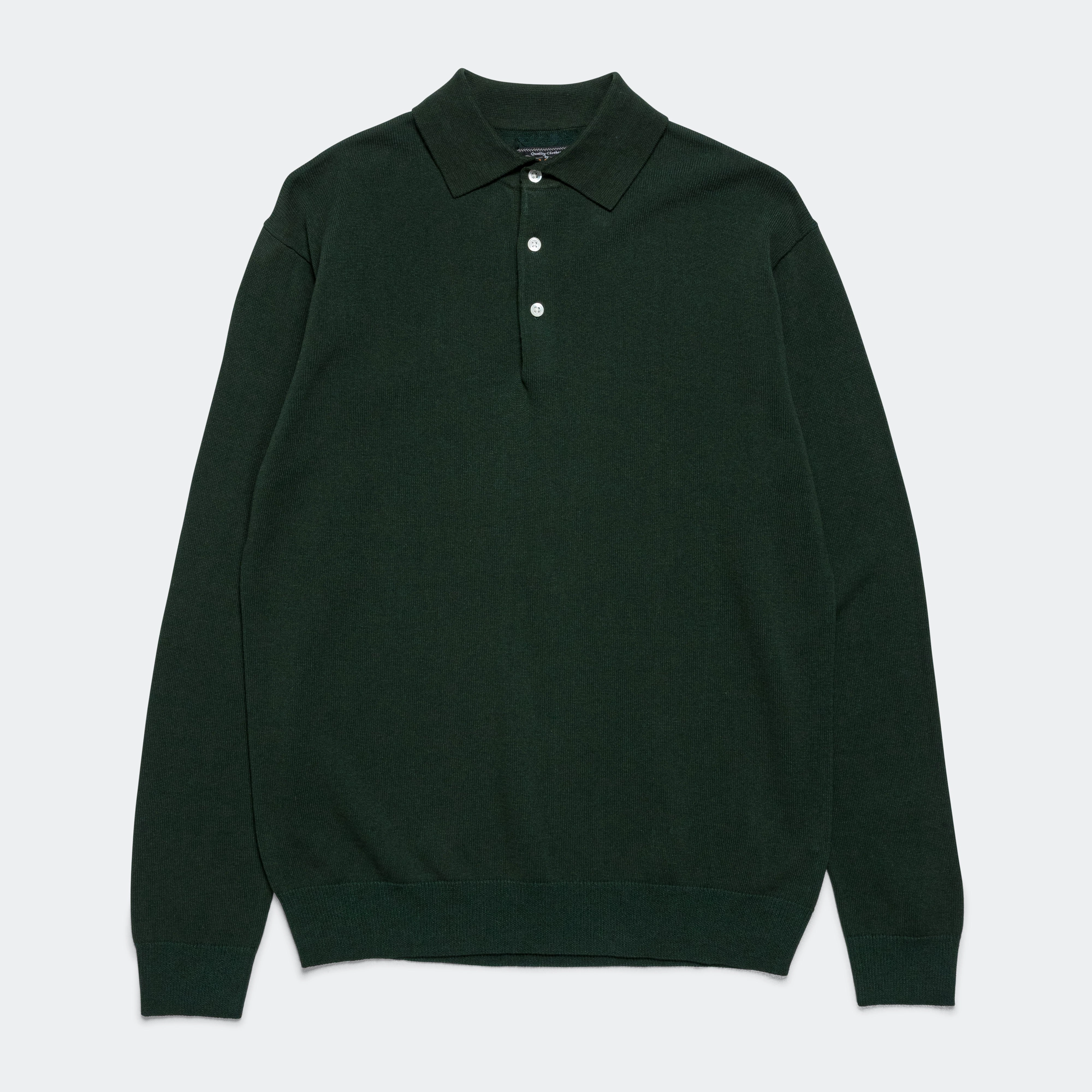 Knit Polo 12G - Green