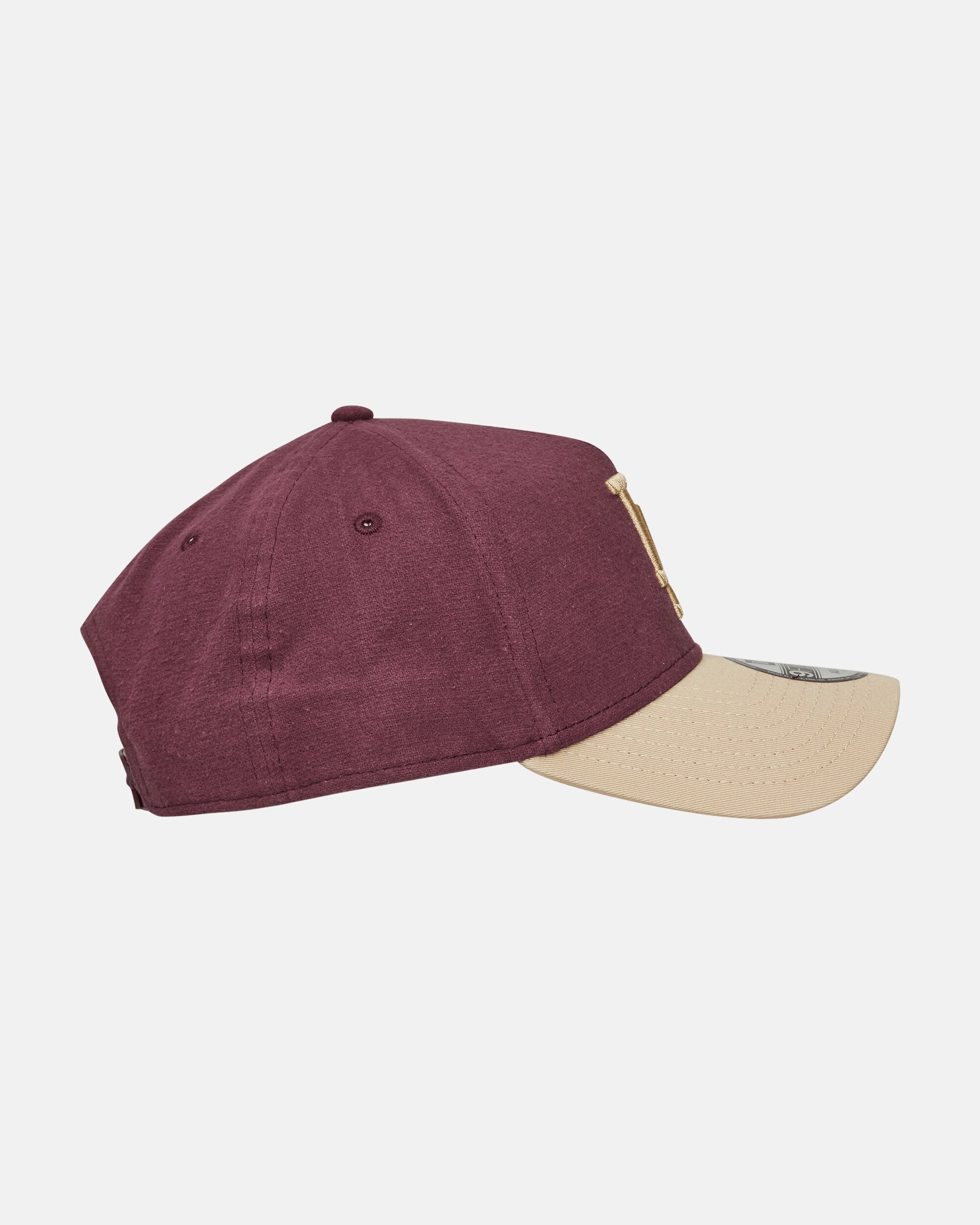 LA Dodgers Moleskin Crown 9FORTY A-Frame Adjustable Cap Dark Purple