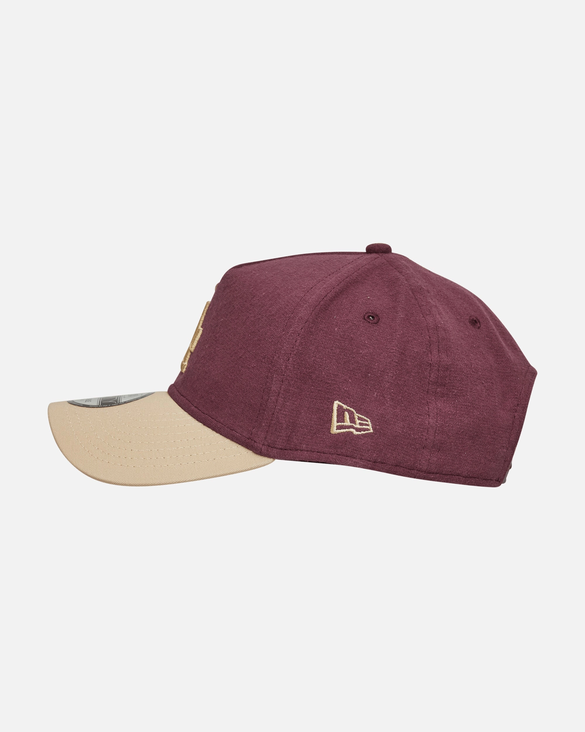 LA Dodgers Moleskin Crown 9FORTY A-Frame Adjustable Cap Dark Purple
