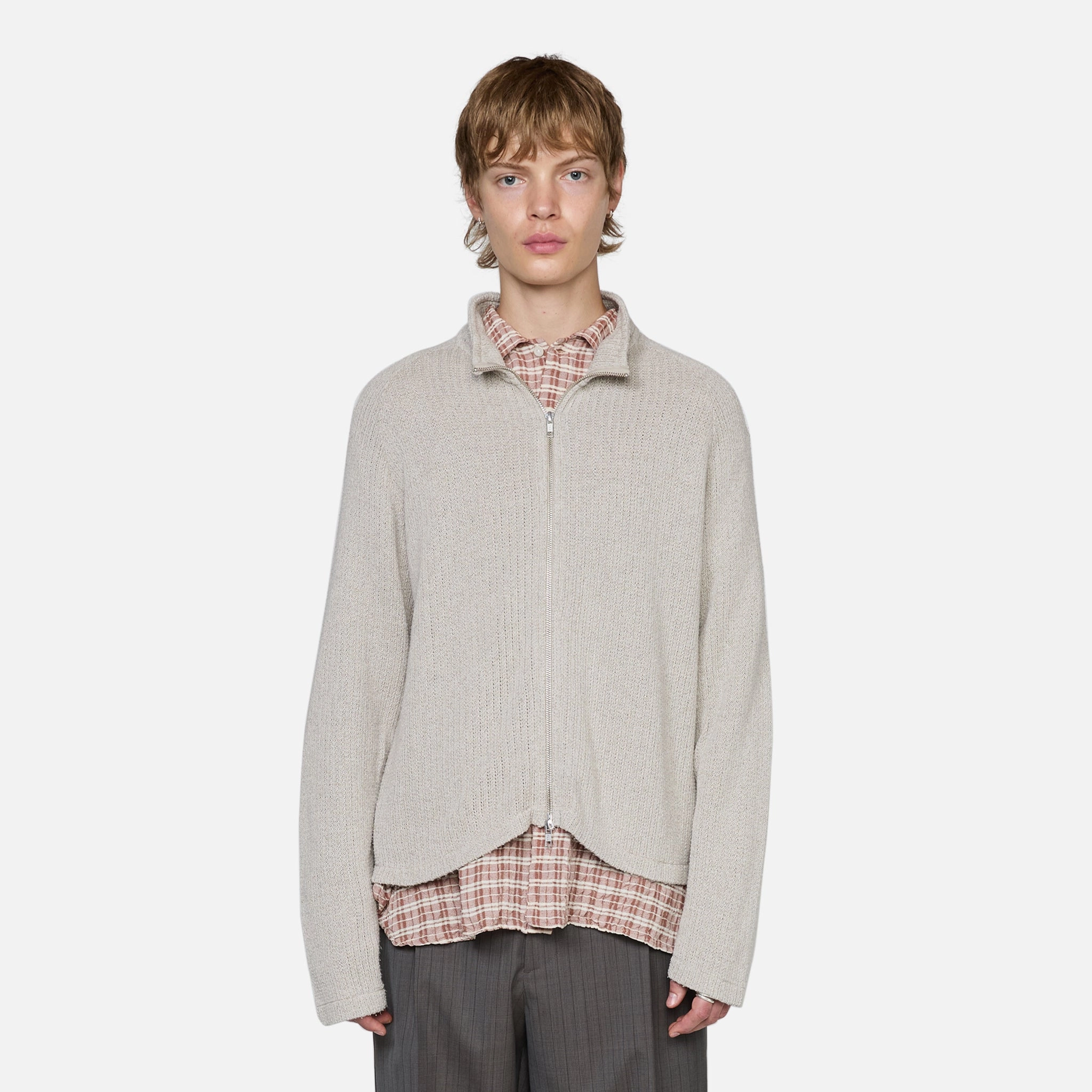 Leisure Zip Up Oatmeal