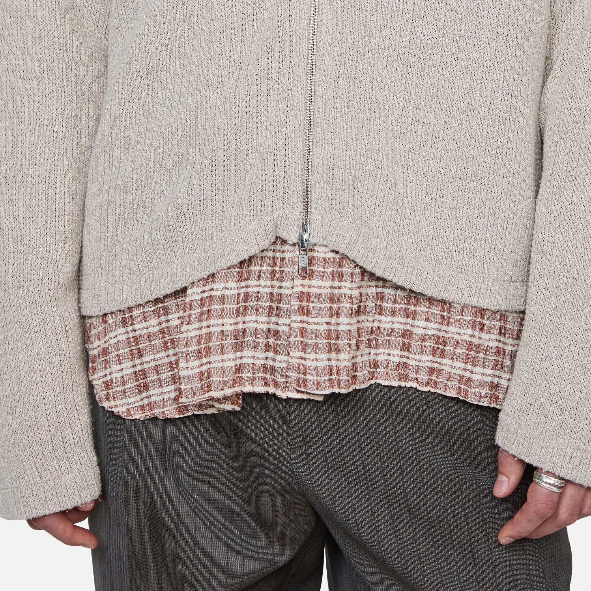 Leisure Zip Up Oatmeal