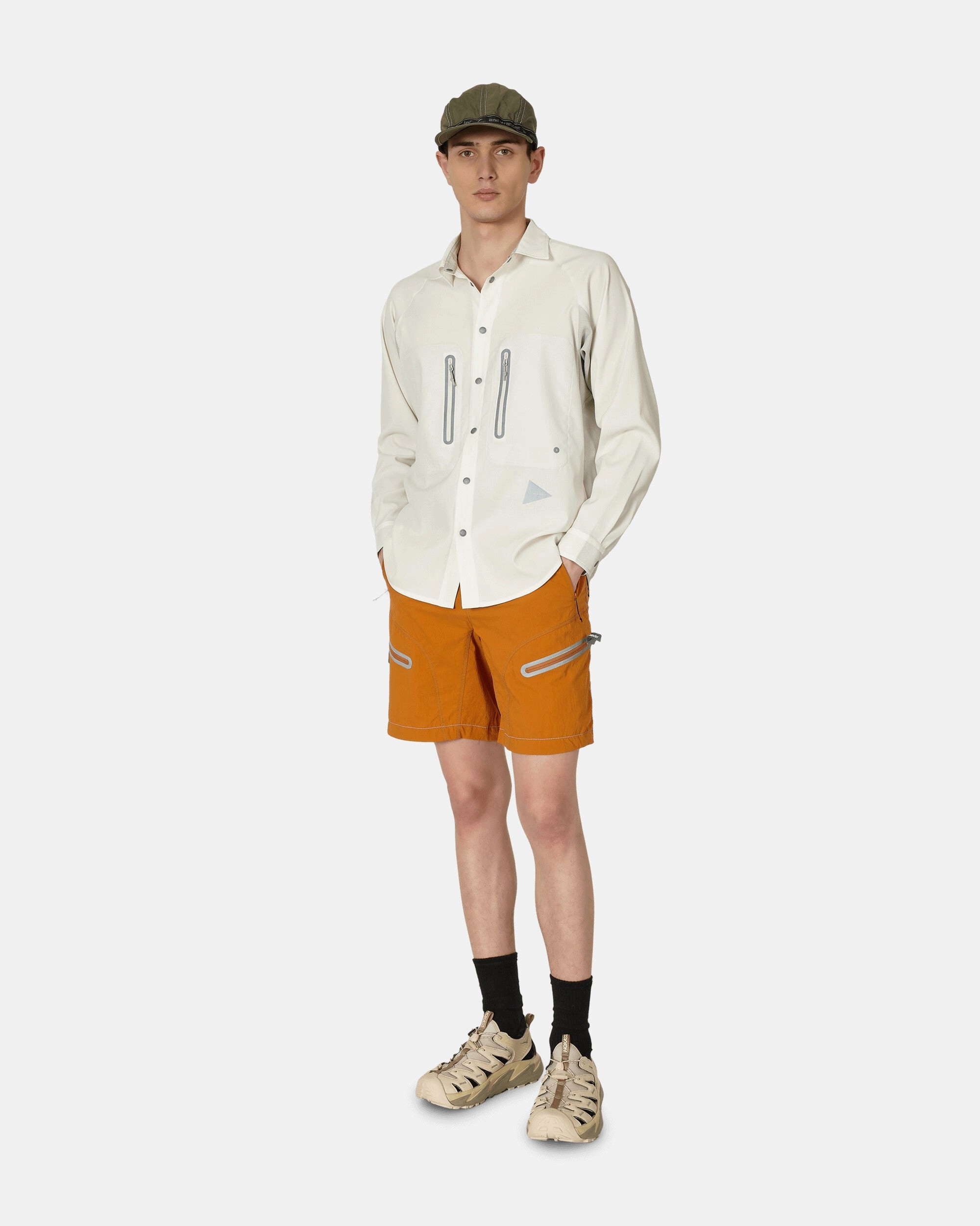Light Hike Shorts Orange