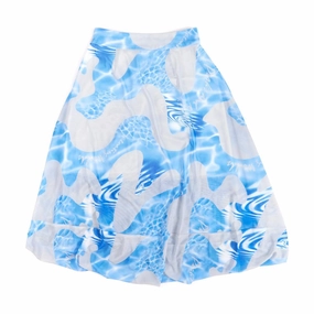 Lily Pads Mesh Long Skirt 'Last Splash AOP'