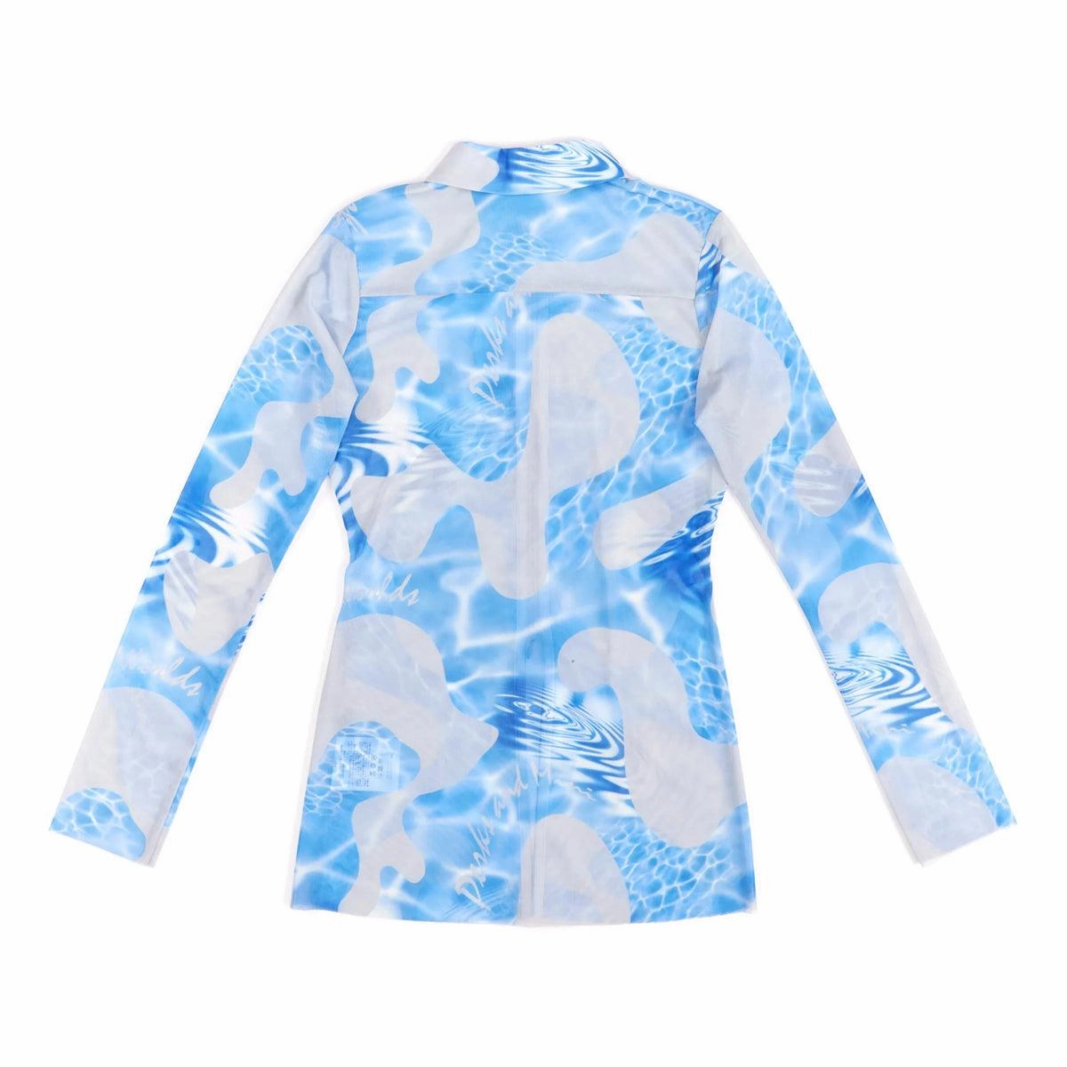 Lily Pads Zip Up Mesh L/S Shirt 'Last Splash AOP'
