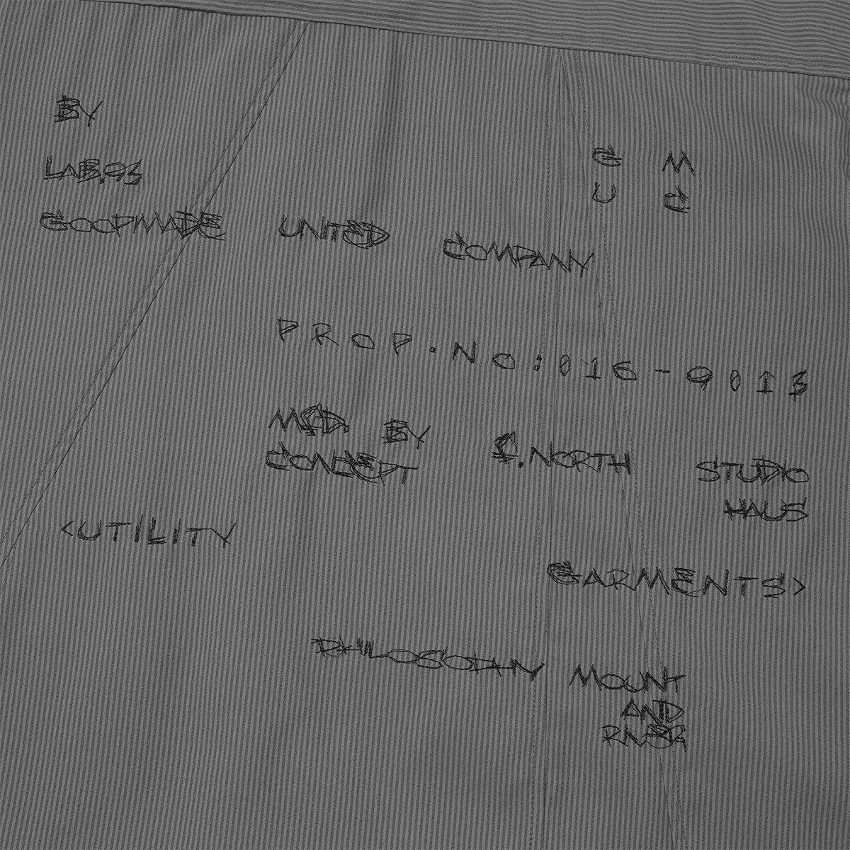 MA-Z3 Mode Architekt Emroidered Shirt 'Iron'
