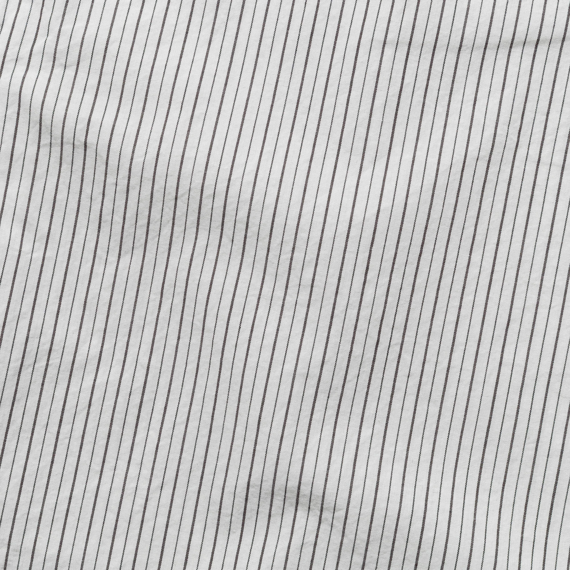 Mads Poplin Stripe SS - Ecru
