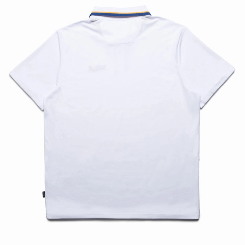 Malbon Golf Grasse Pique Polo - White