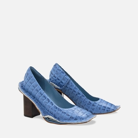 Martine Rose x Women's Heel Blue Leather