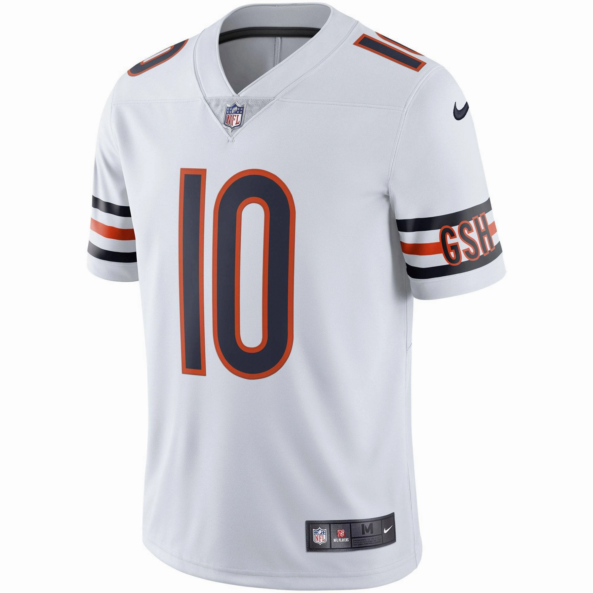 Men's Chicago Bears Mitchell Trubisky Nike White Vapor Untouchable Limited Jersey