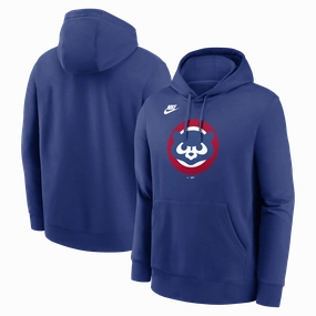 Men's Chicago Cubs Nike Royal Blue Cooperstown Collection Hoodie
