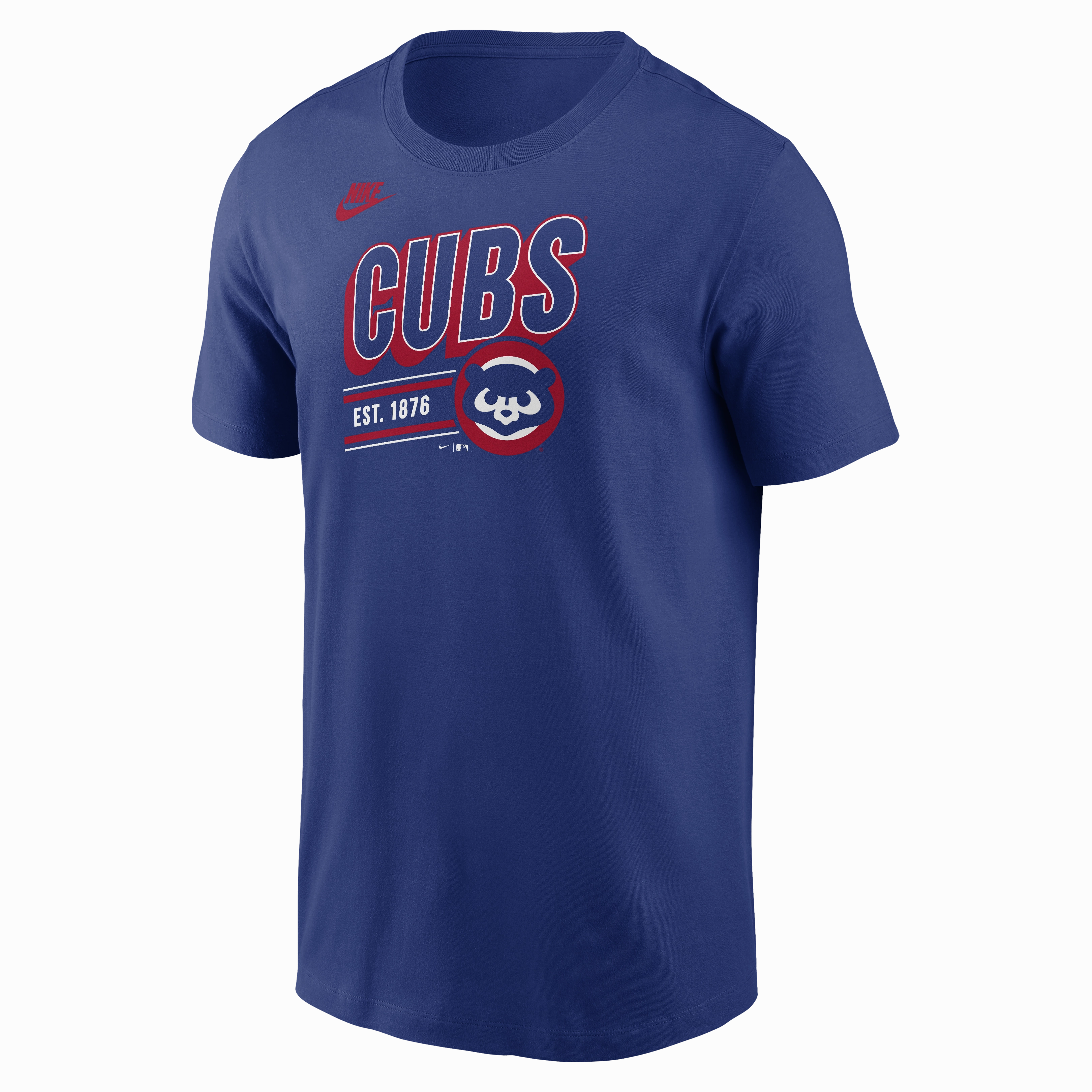 Men's Chicago Cubs Nike Royal Blue Cooperstown Retro T-Shirt