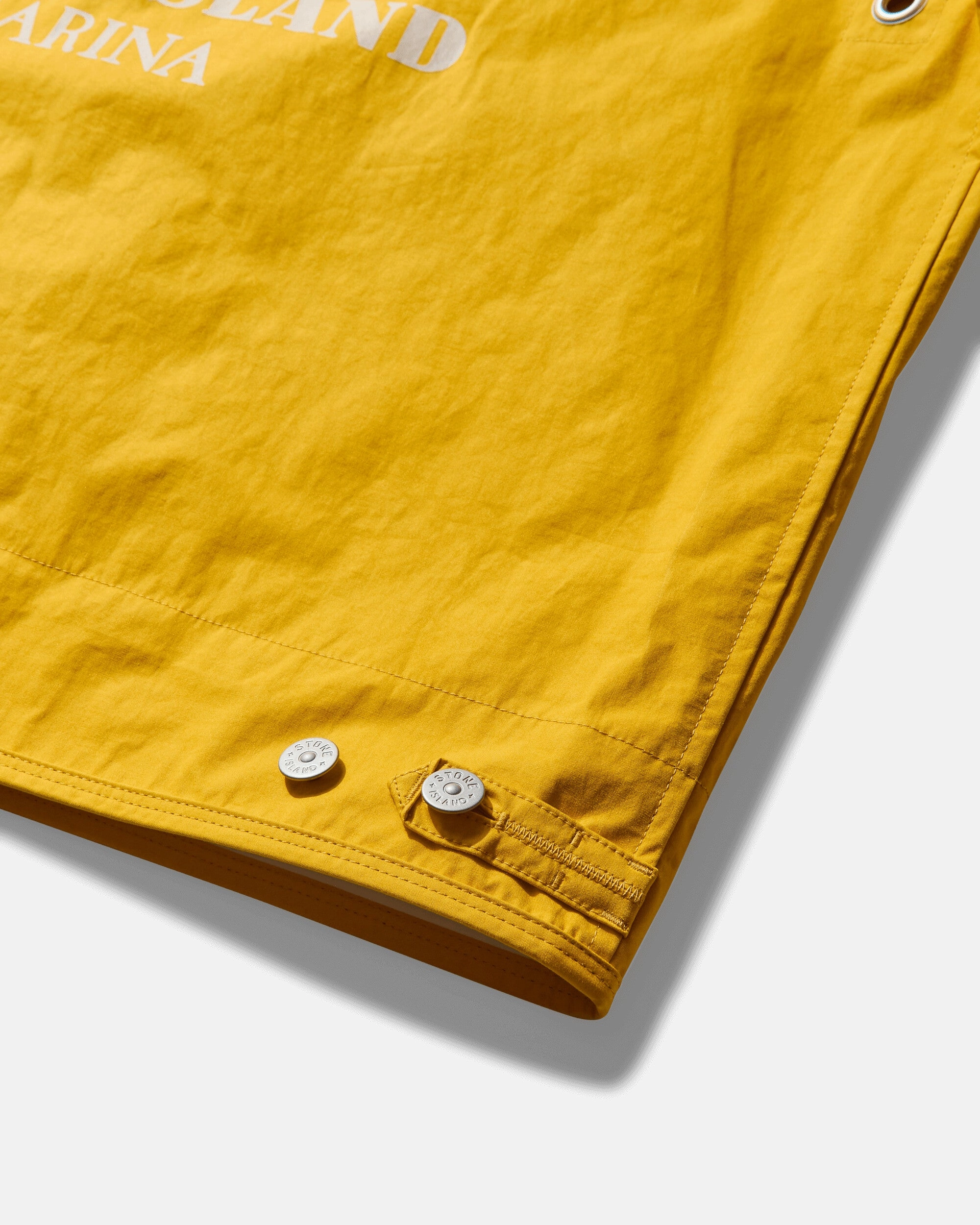 Men's Marina Aluminium Tela Hooded Jacket Ochre