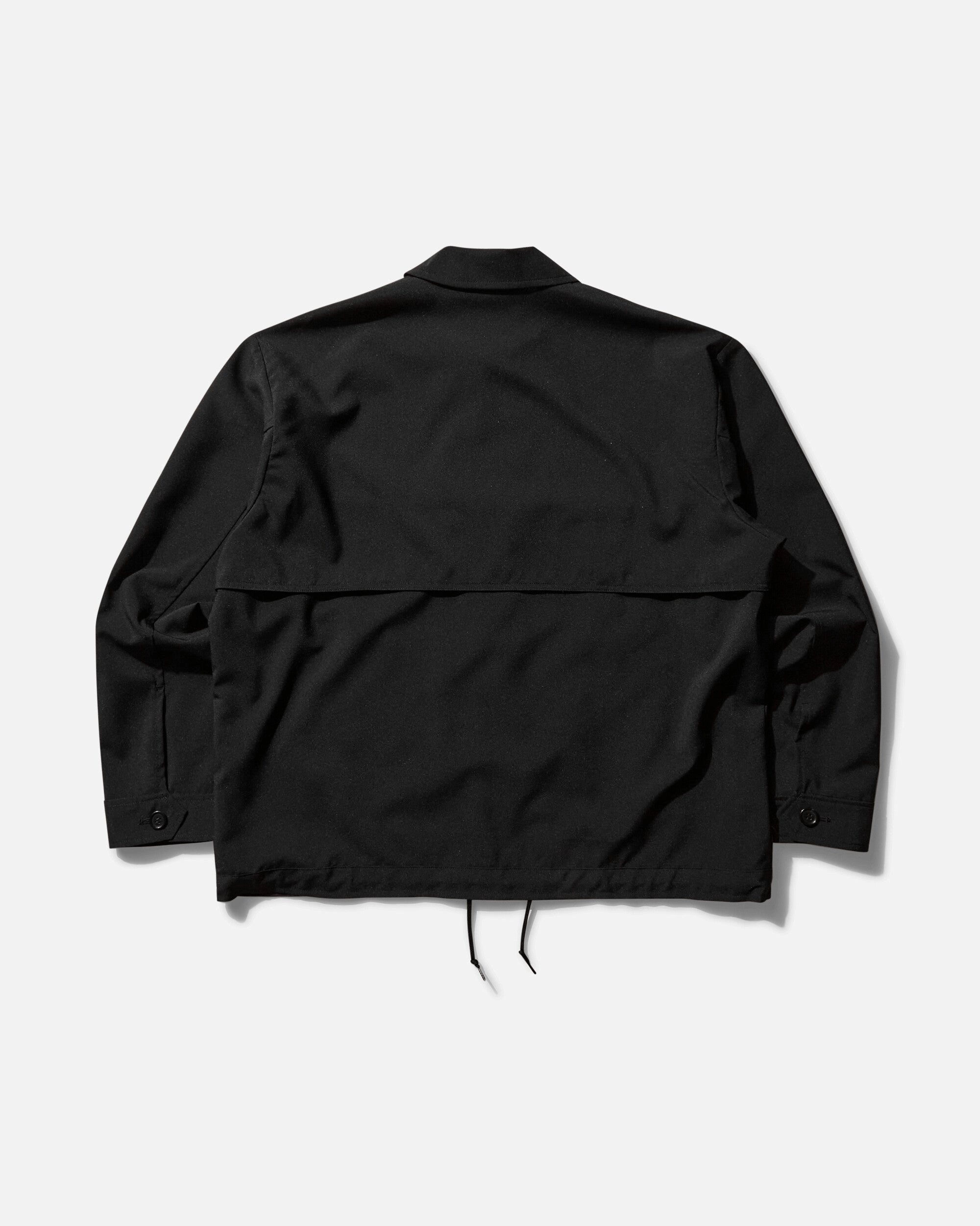 Men's Nylon Coach Jacket Black