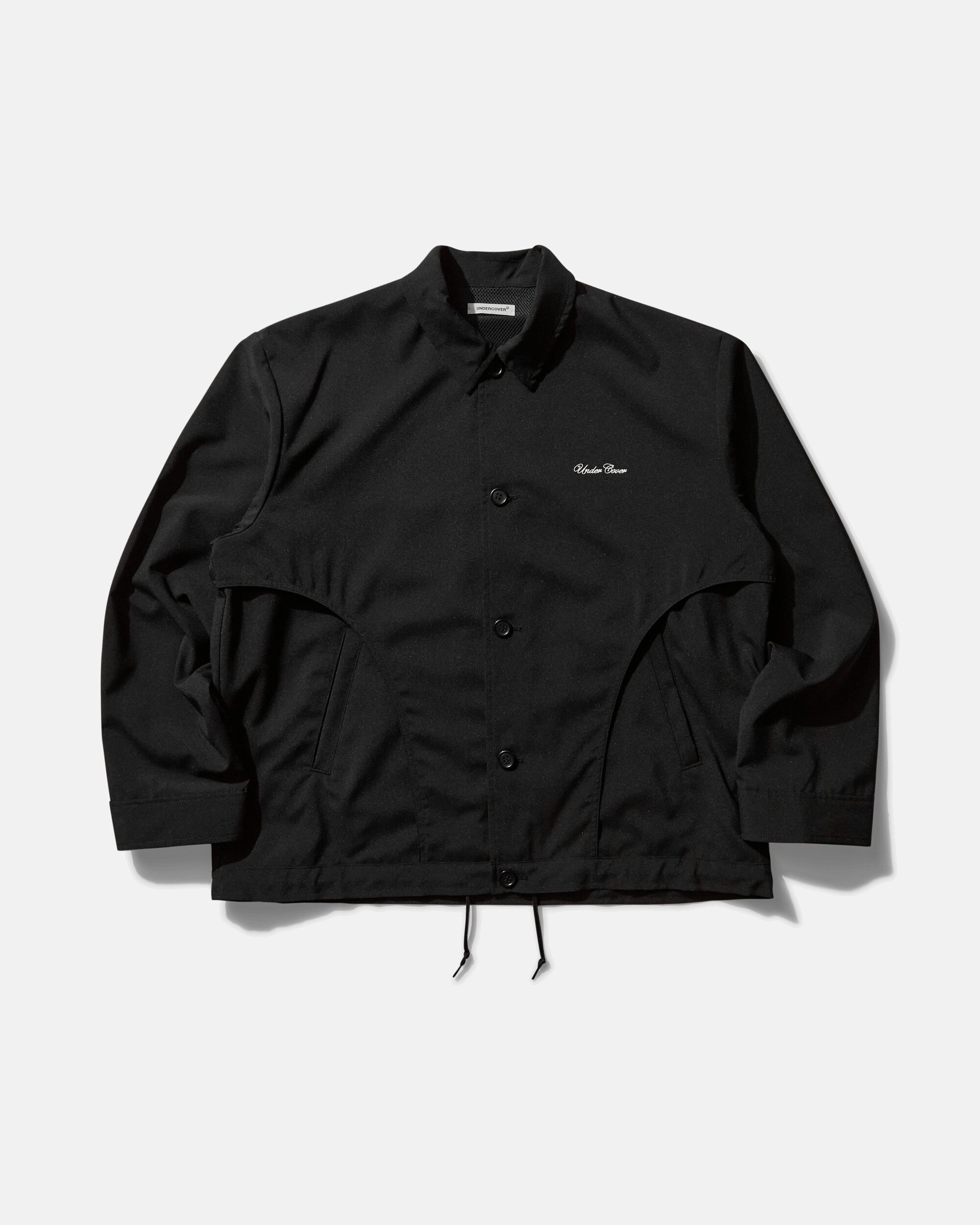Men's Nylon Coach Jacket Black