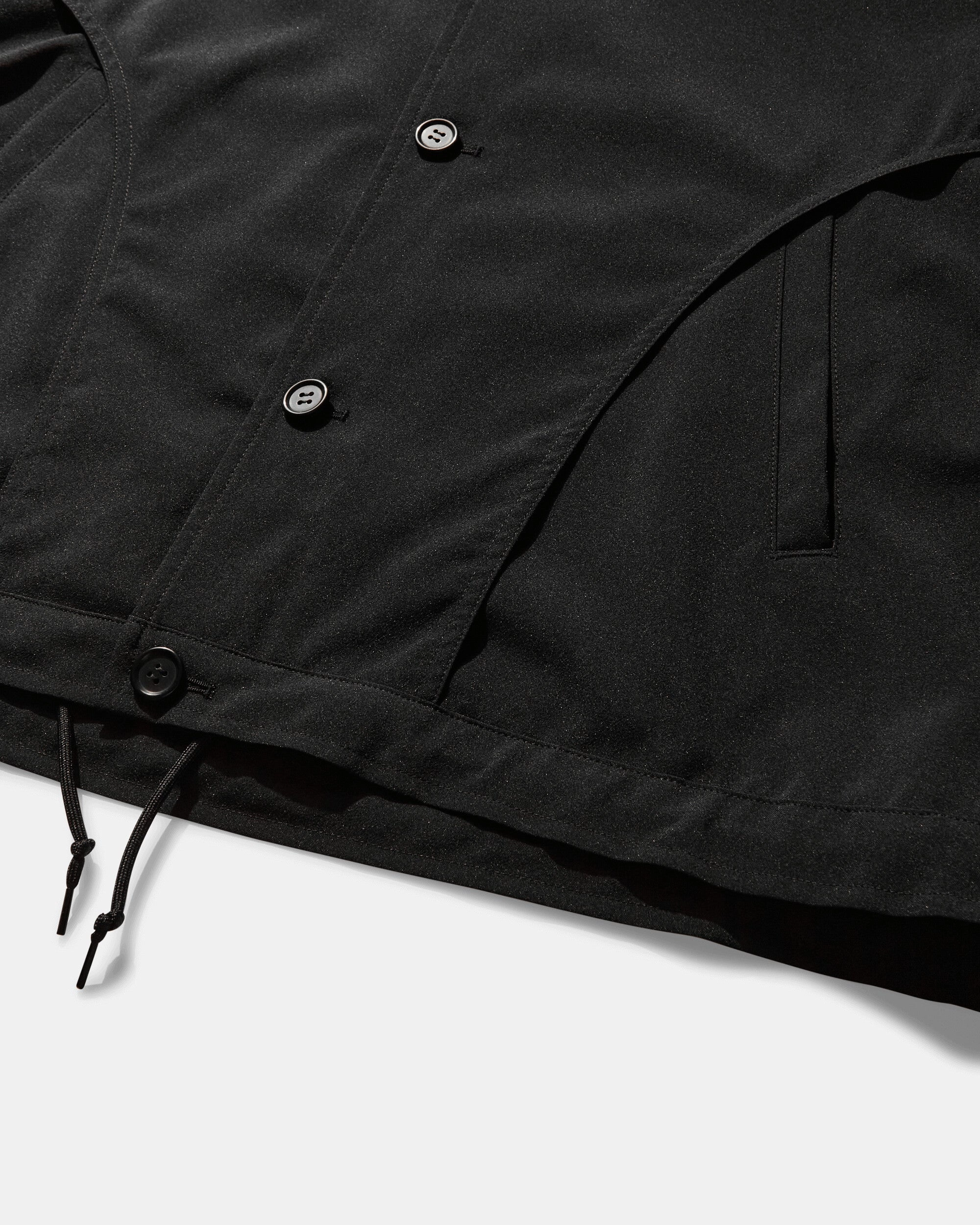Men's Nylon Coach Jacket Black