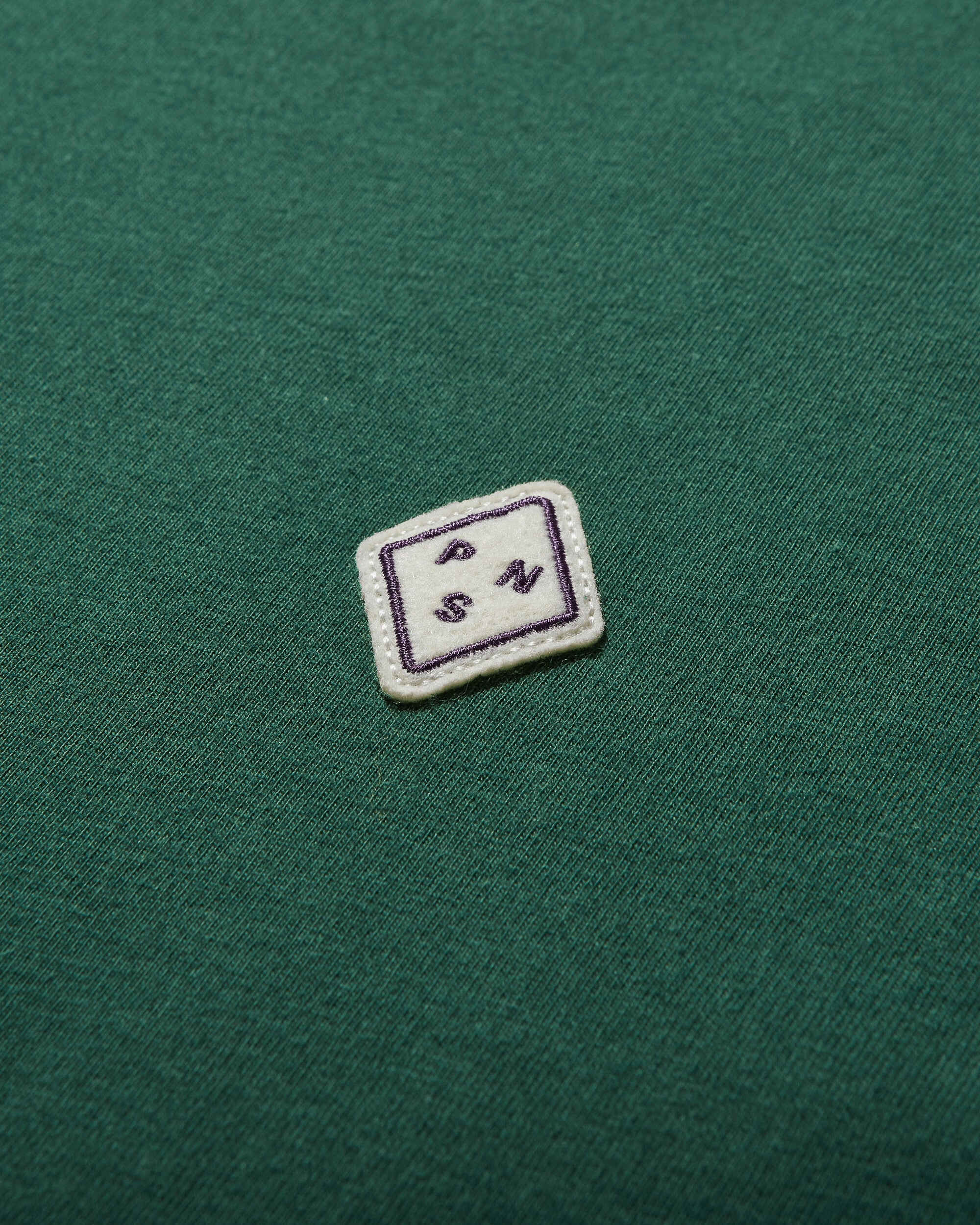 Men's Off-Race Patch T-Shirt Pine Green