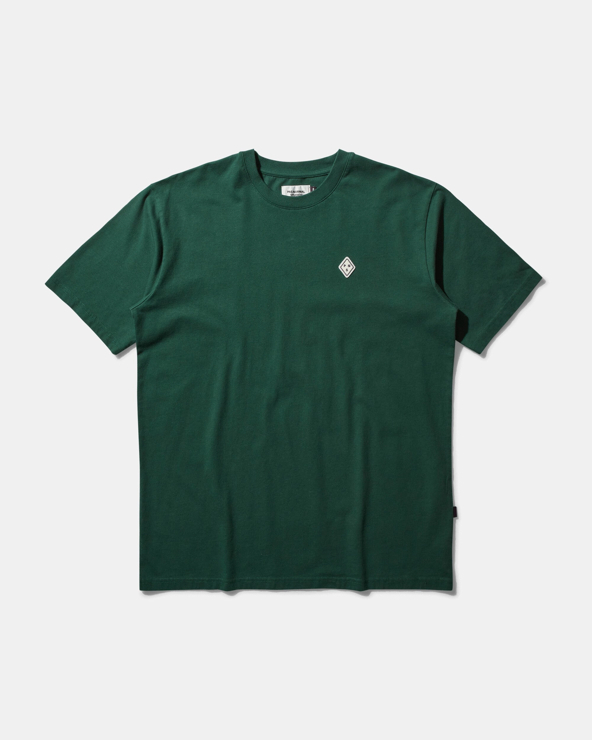 Men's Off-Race Patch T-Shirt Pine Green