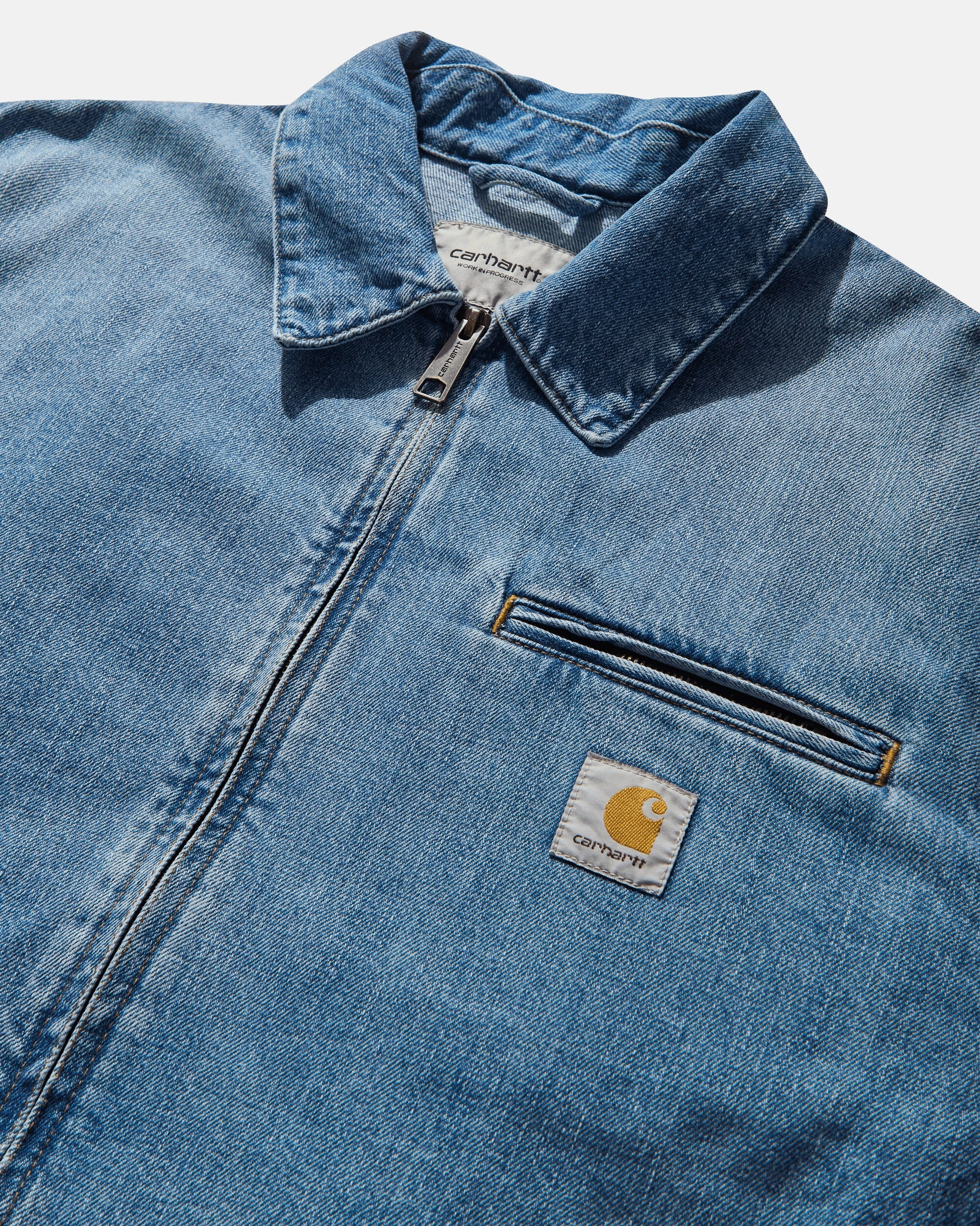 Men's OG Detroit Jacket Blue (Burst Washed)