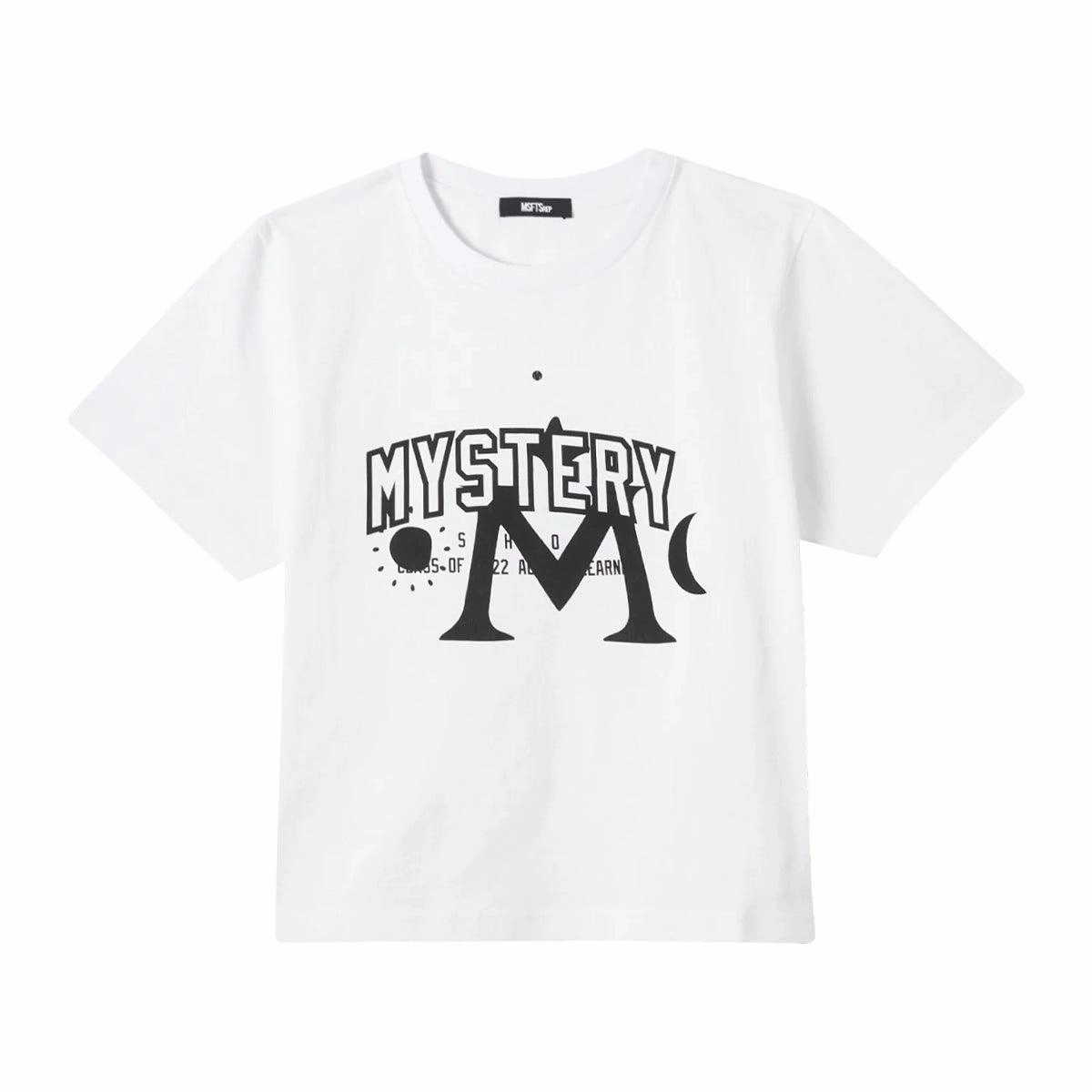 Mystery School Baby Tee 'White'