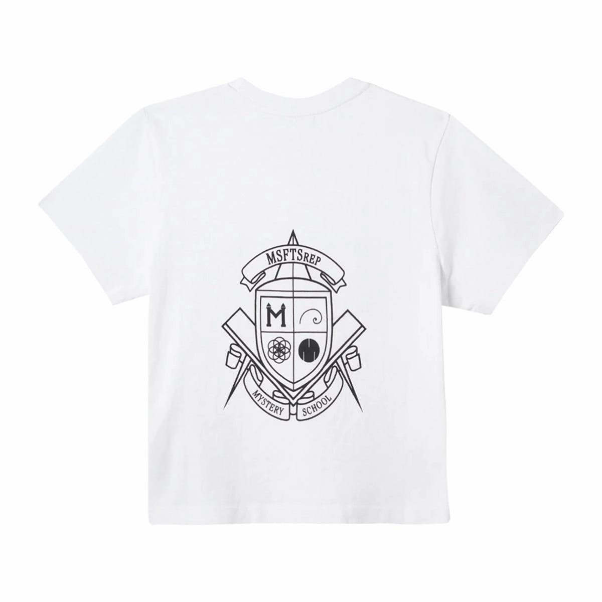 Mystery School Baby Tee 'White'