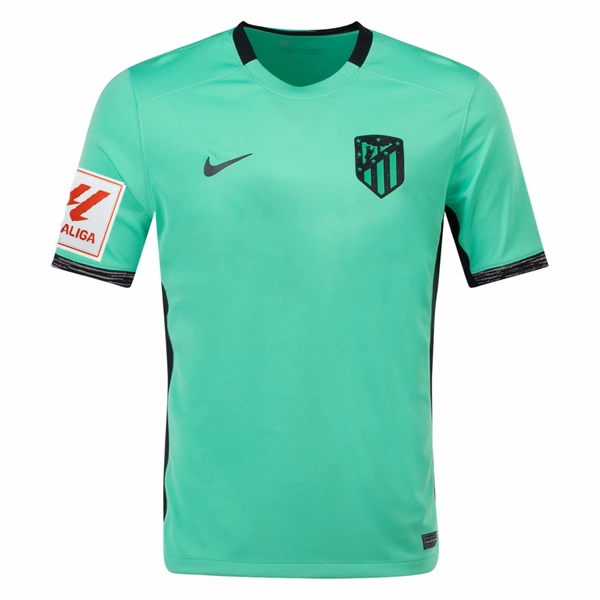 Nike Atletico Madrid Çağlar Söyüncü Third Jersey w/ La Liga Patch 23/24 (Spring Green/Black)