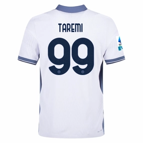 Nike Inter Milan Authentic Mehdi Taremi Away Jersey w/ Serie A   Scudetto Patch 24/25 (White/Silver)
