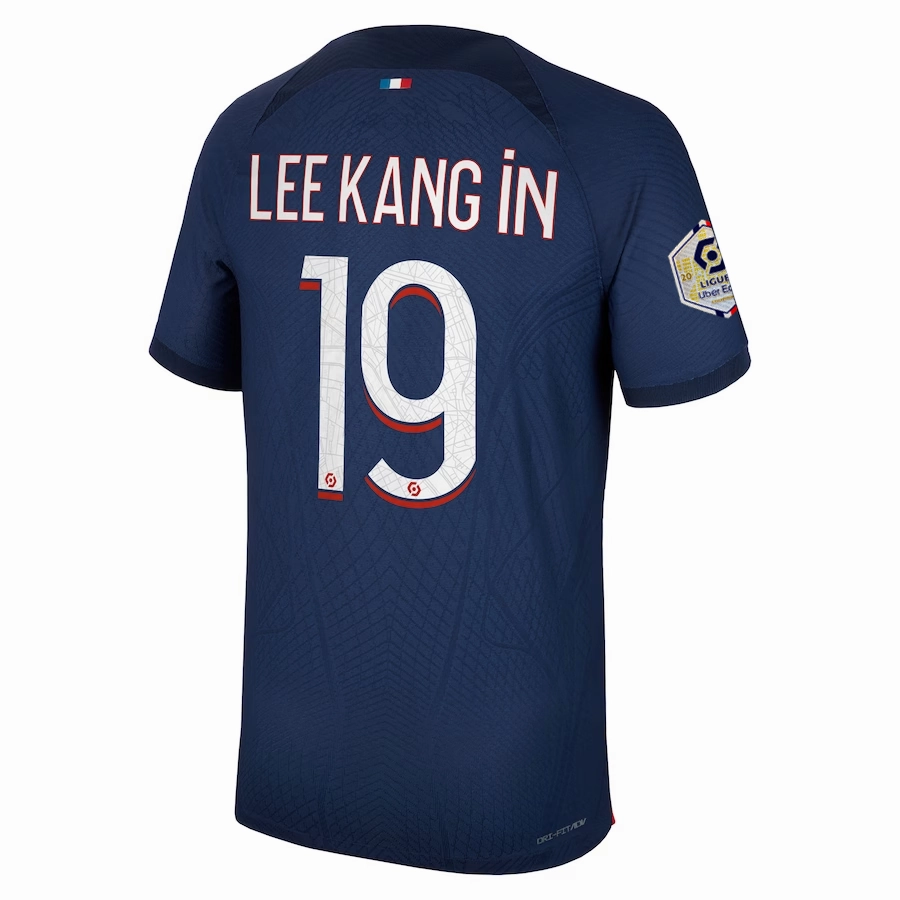 Nike Paris Saint-Germain Authentic Match Lee Kang In Home Jersey w/ Ligue 1 Champion Patch 23/24 (Midnight Navy)