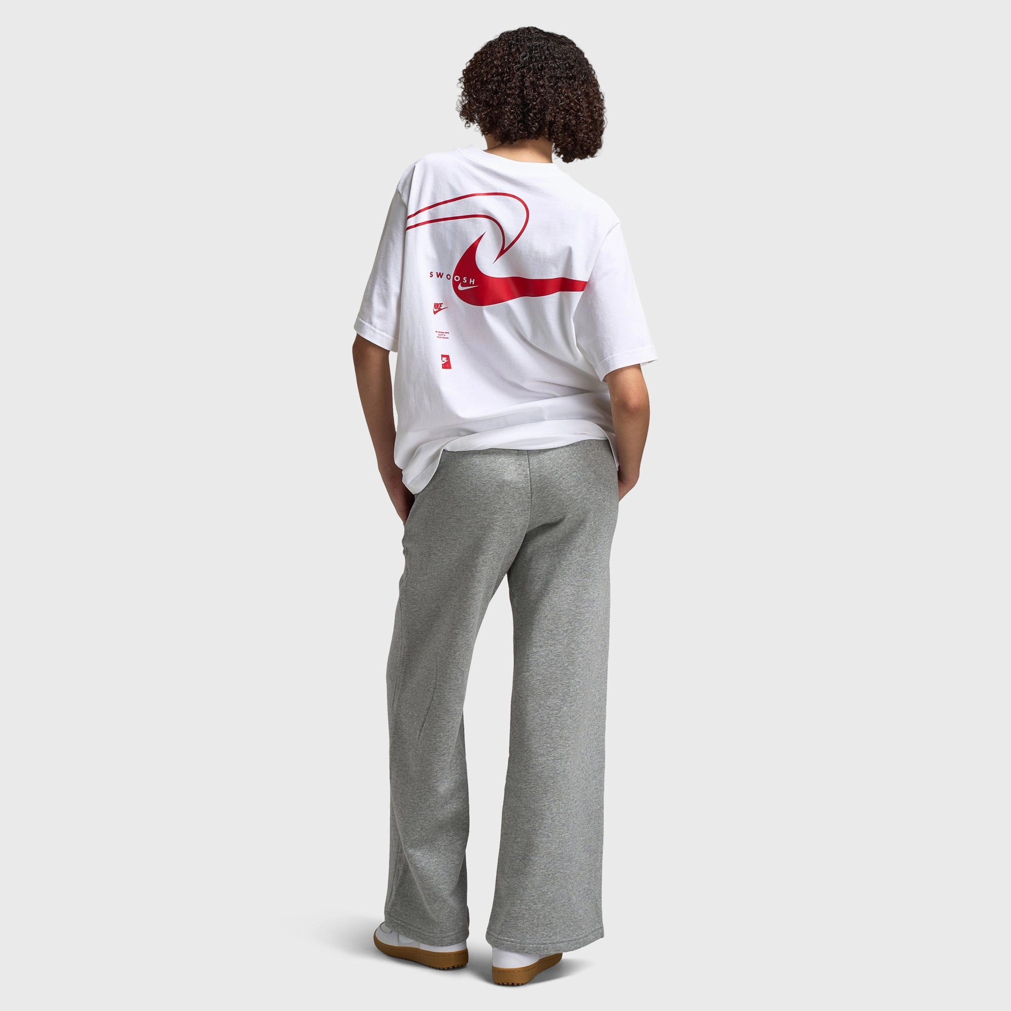 Nike Sportswear Women's Club Swoosh Tee / White