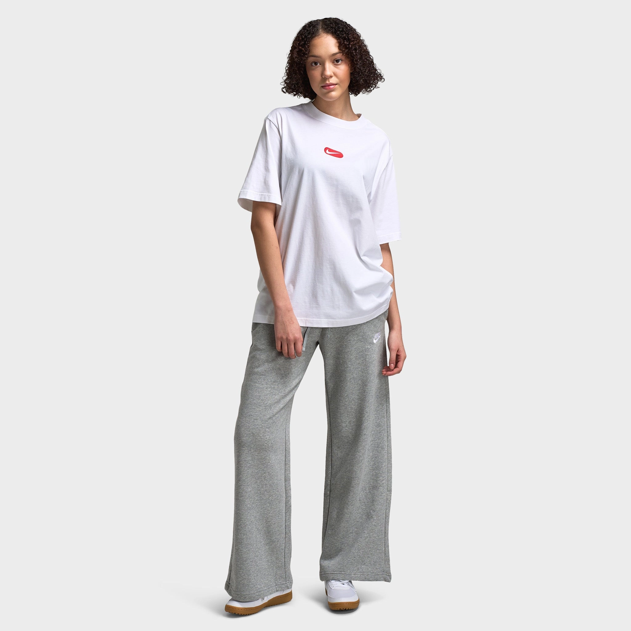 Nike Sportswear Women's Club Swoosh Tee / White