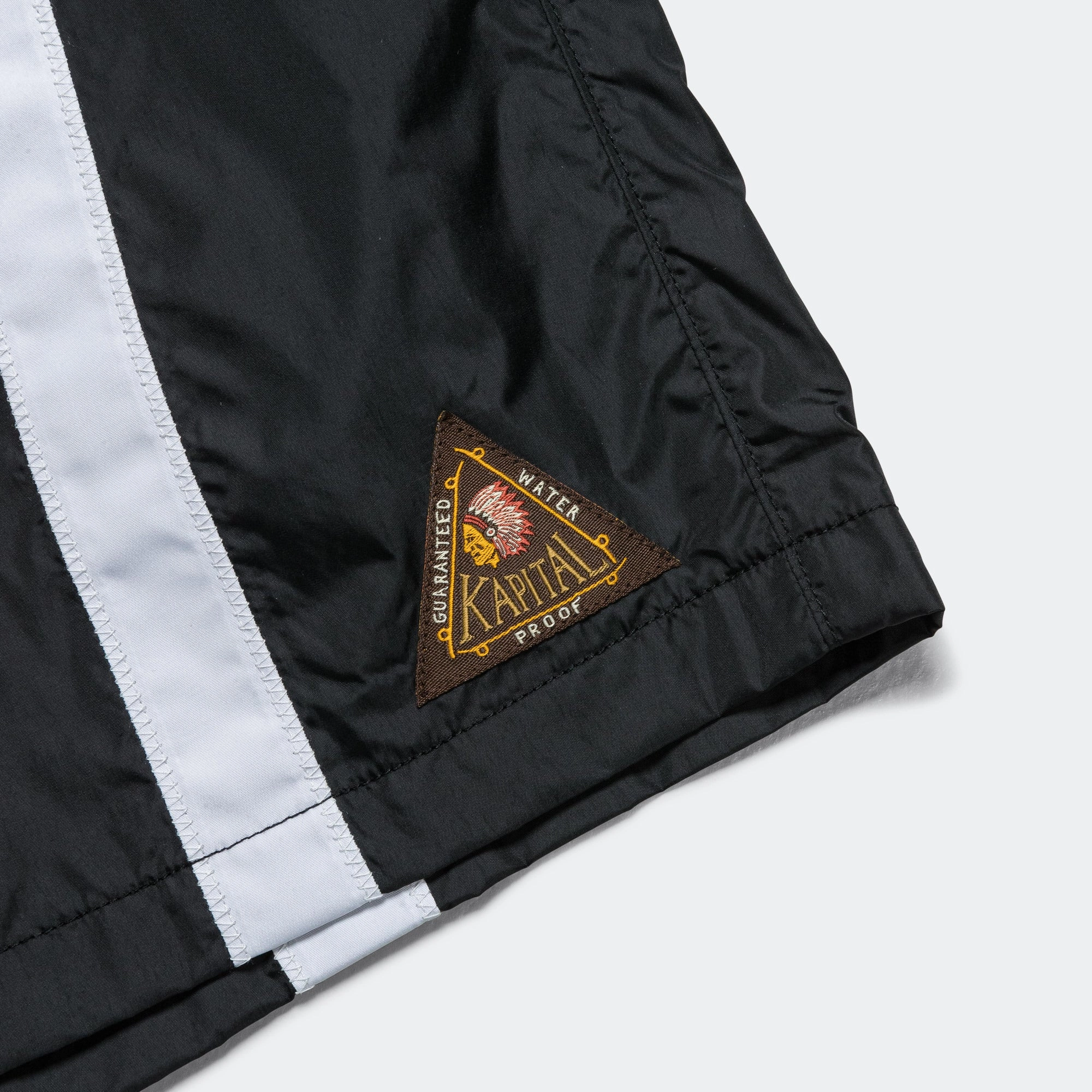 Nylon BONE Swim Trunks - Black