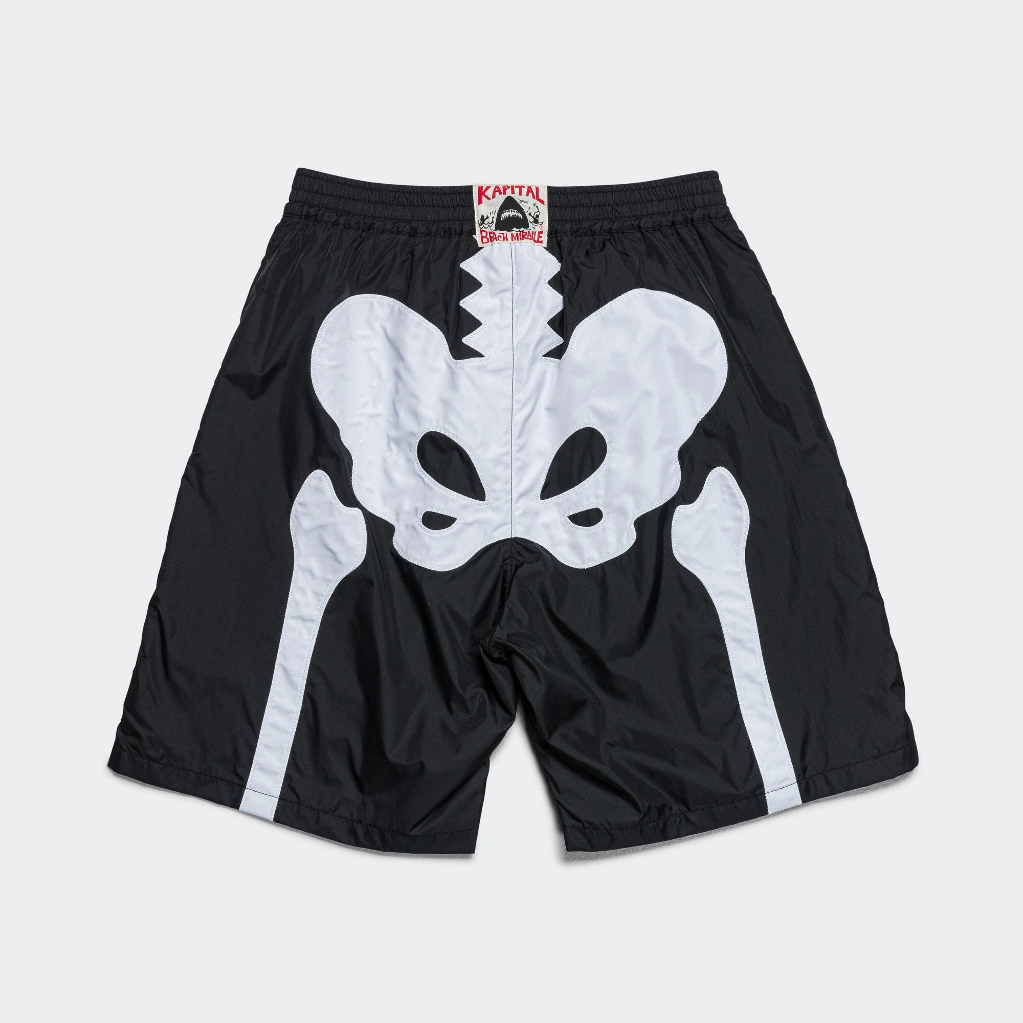 Nylon BONE Swim Trunks - Black
