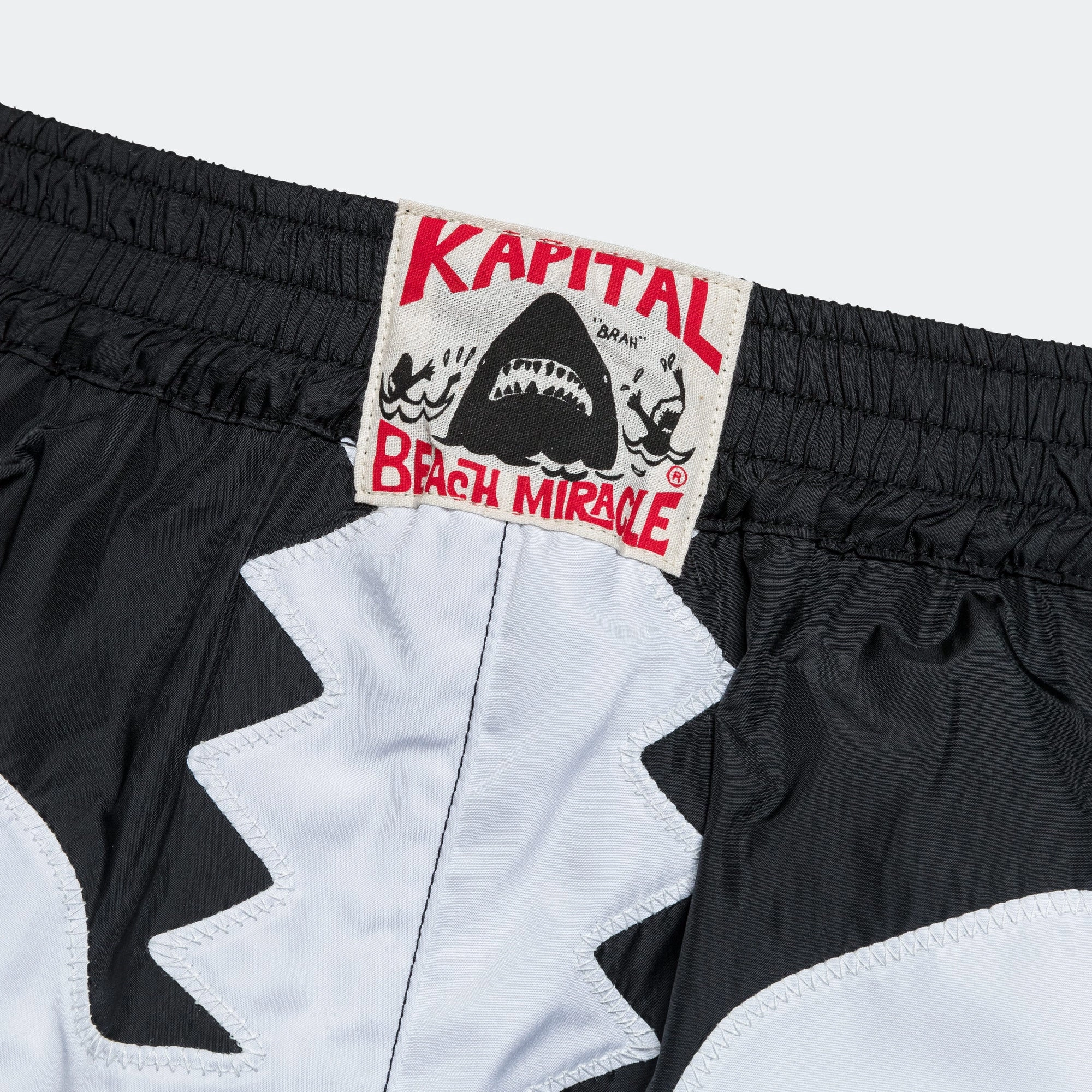 Nylon BONE Swim Trunks - Black
