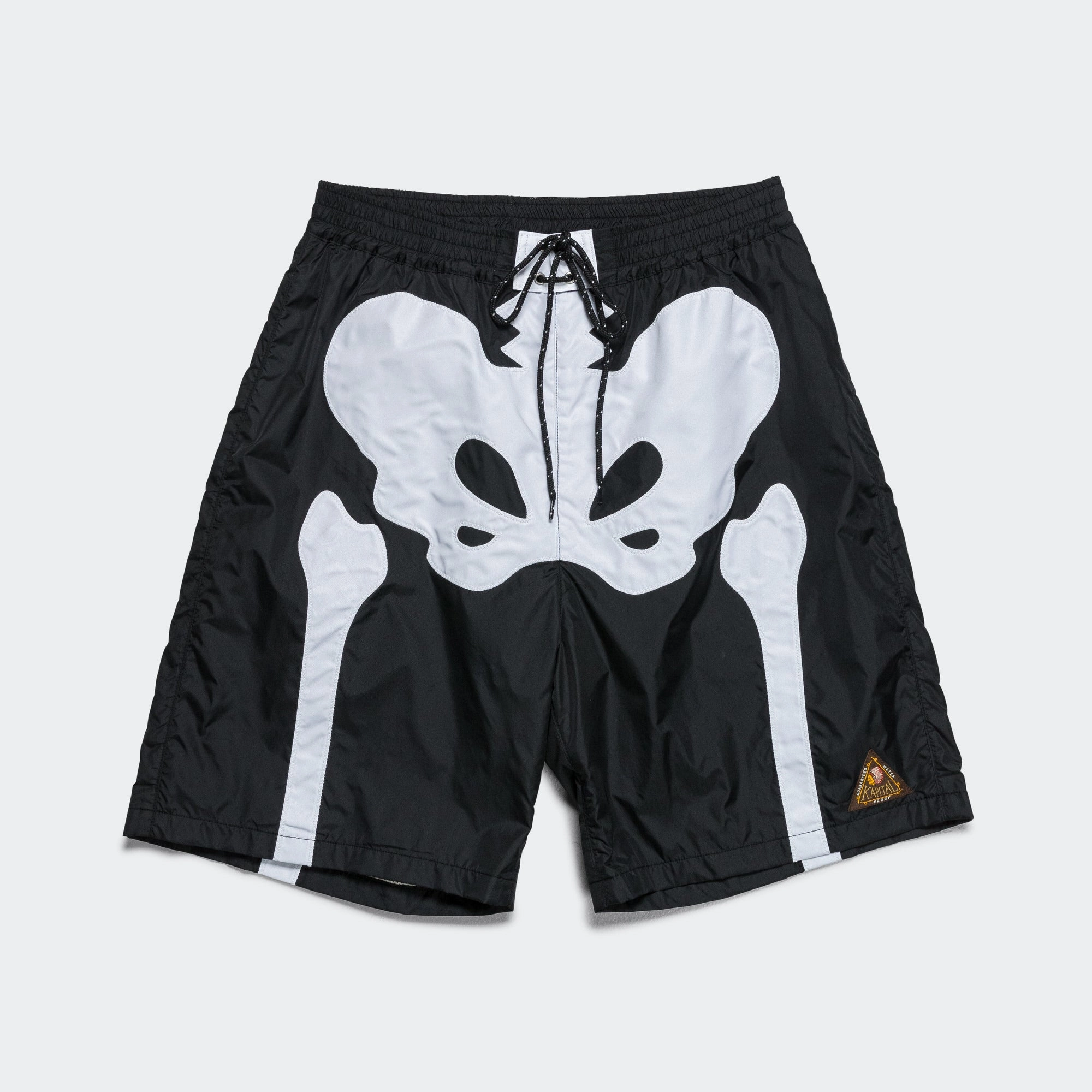 Nylon BONE Swim Trunks - Black
