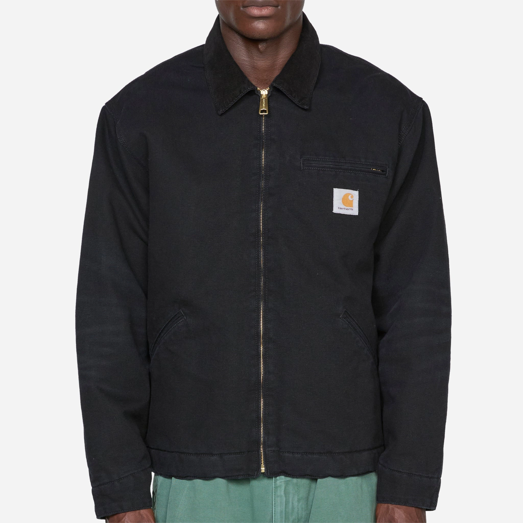 OG Detroit Jacket Black Aged Canvas