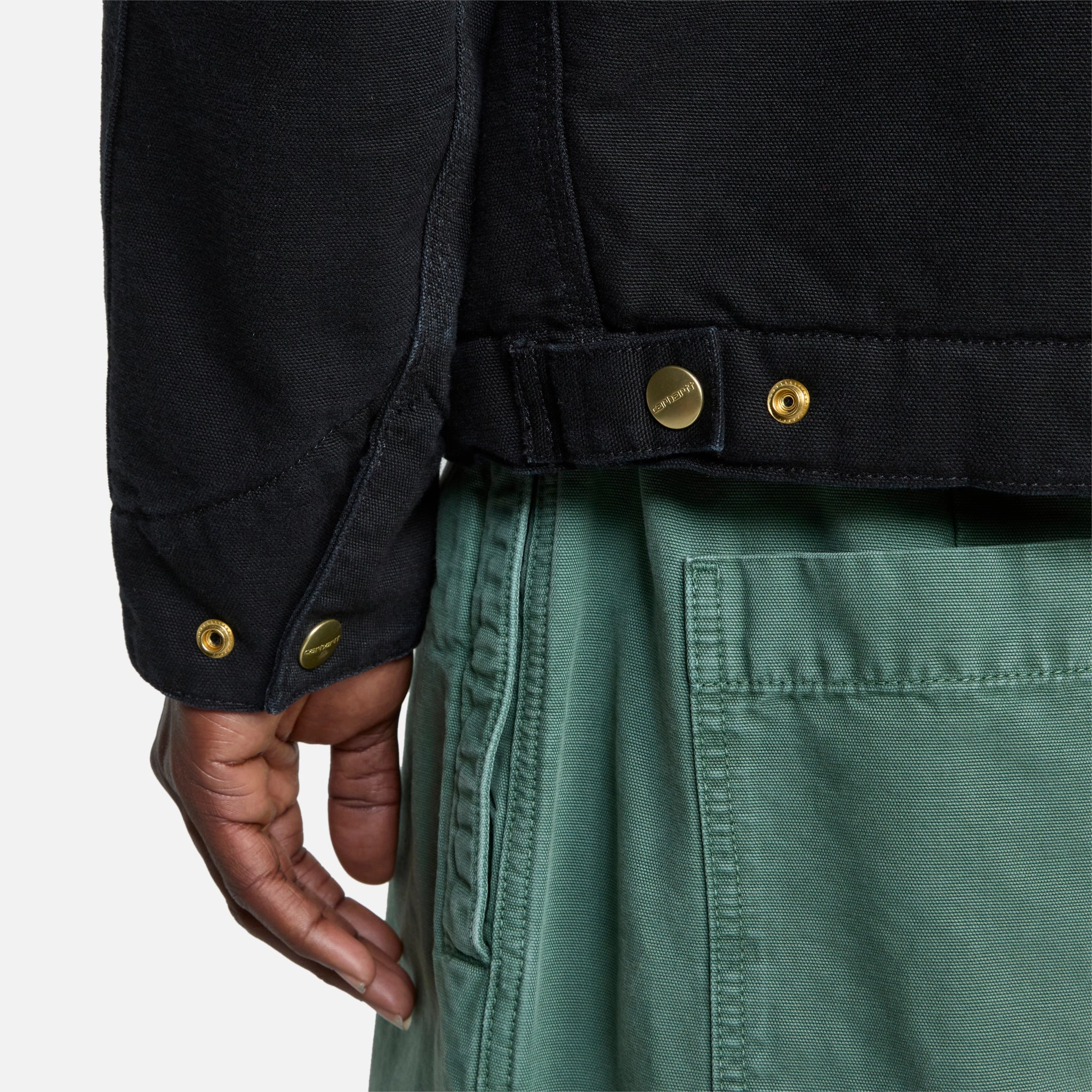 OG Detroit Jacket Black Aged Canvas