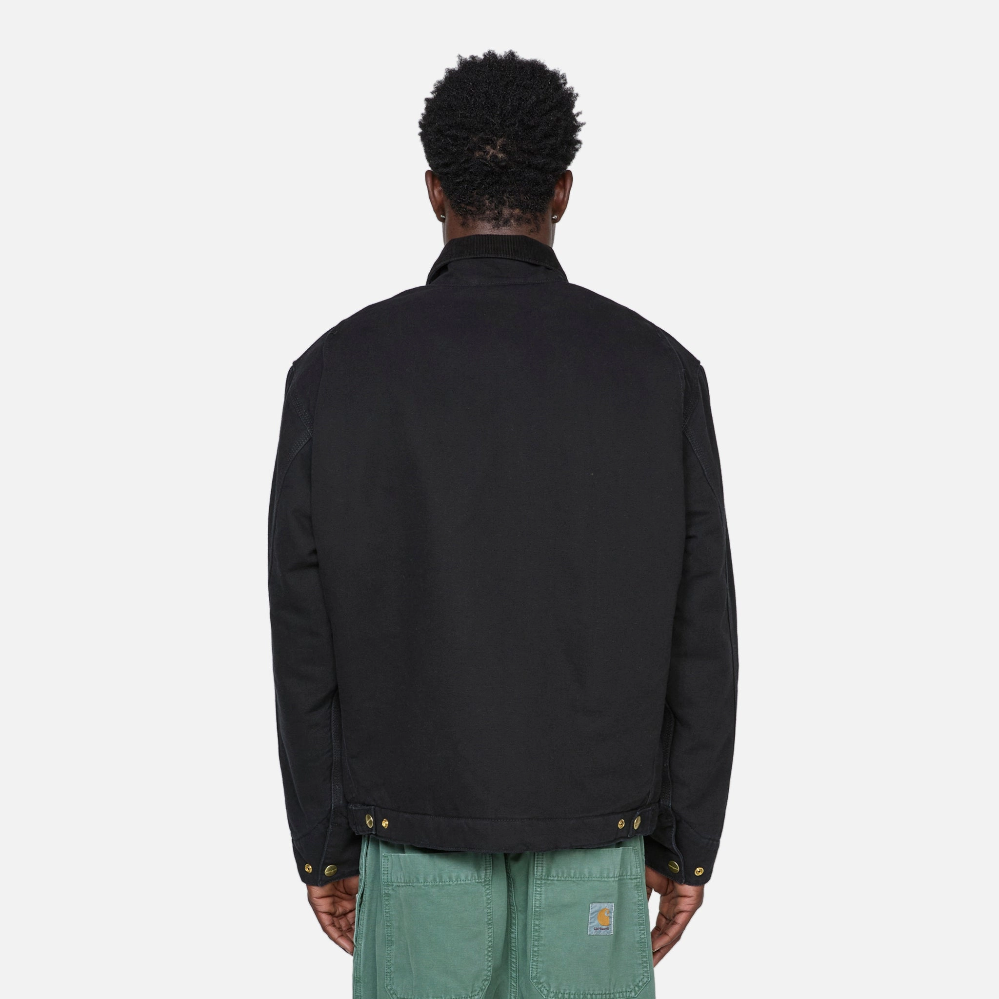 OG Detroit Jacket Black Aged Canvas