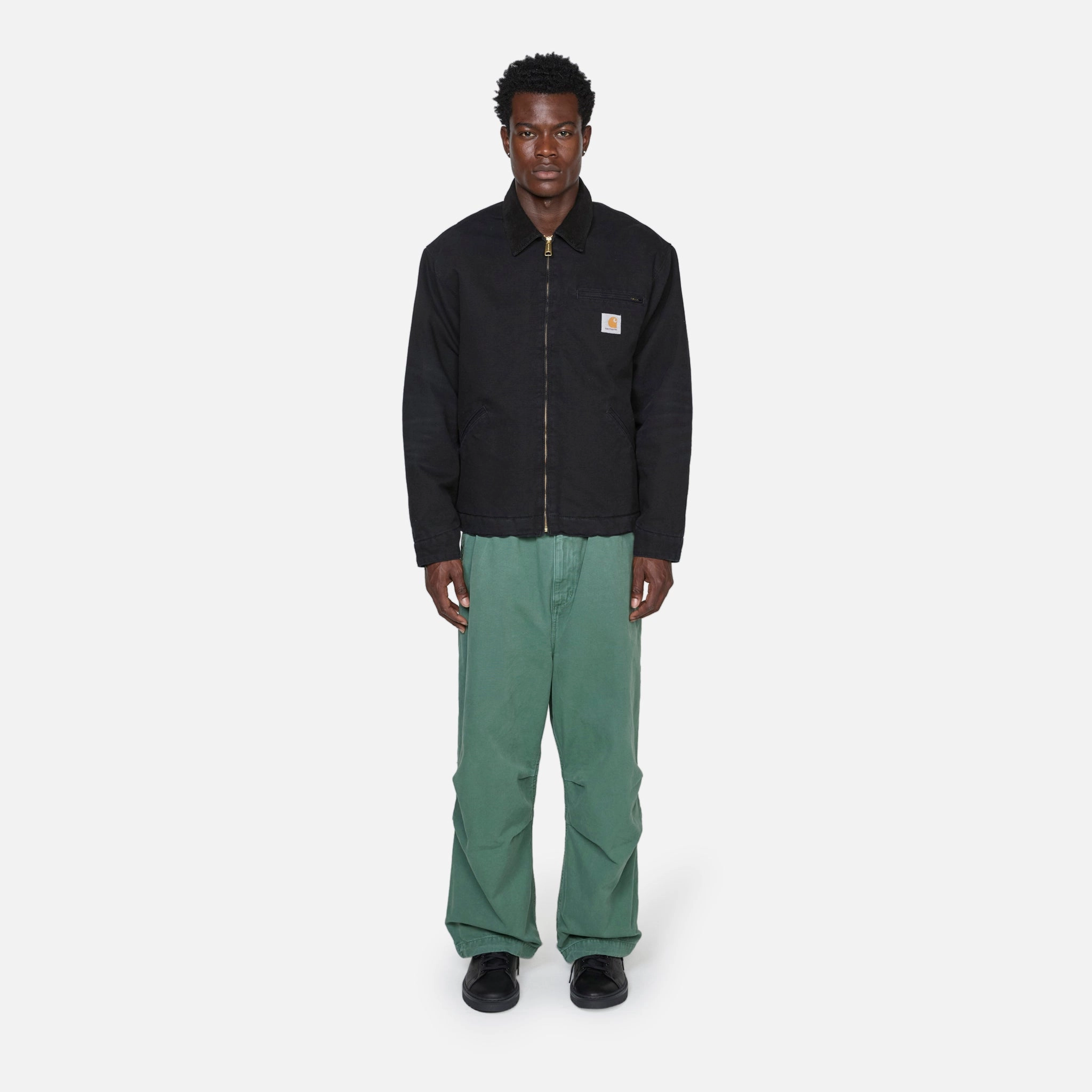 OG Detroit Jacket Black Aged Canvas