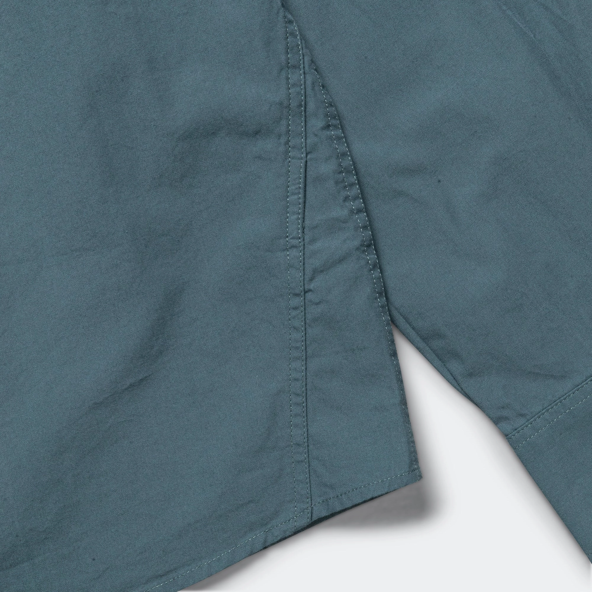 Overall Shirt - Washed Cotton Poplin Mineral Blue