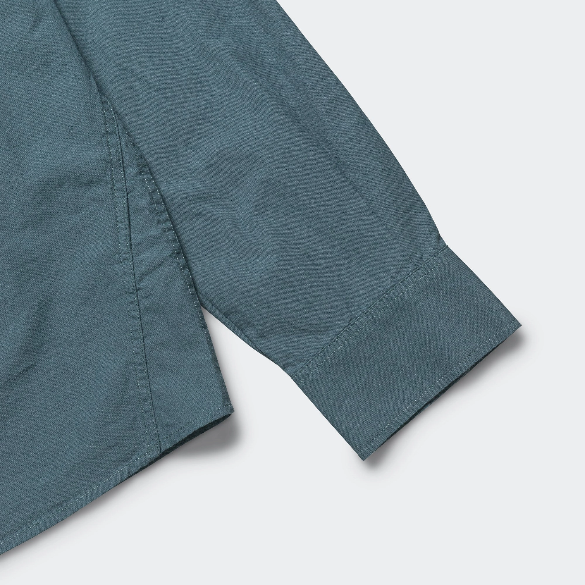 Overall Shirt - Washed Cotton Poplin Mineral Blue