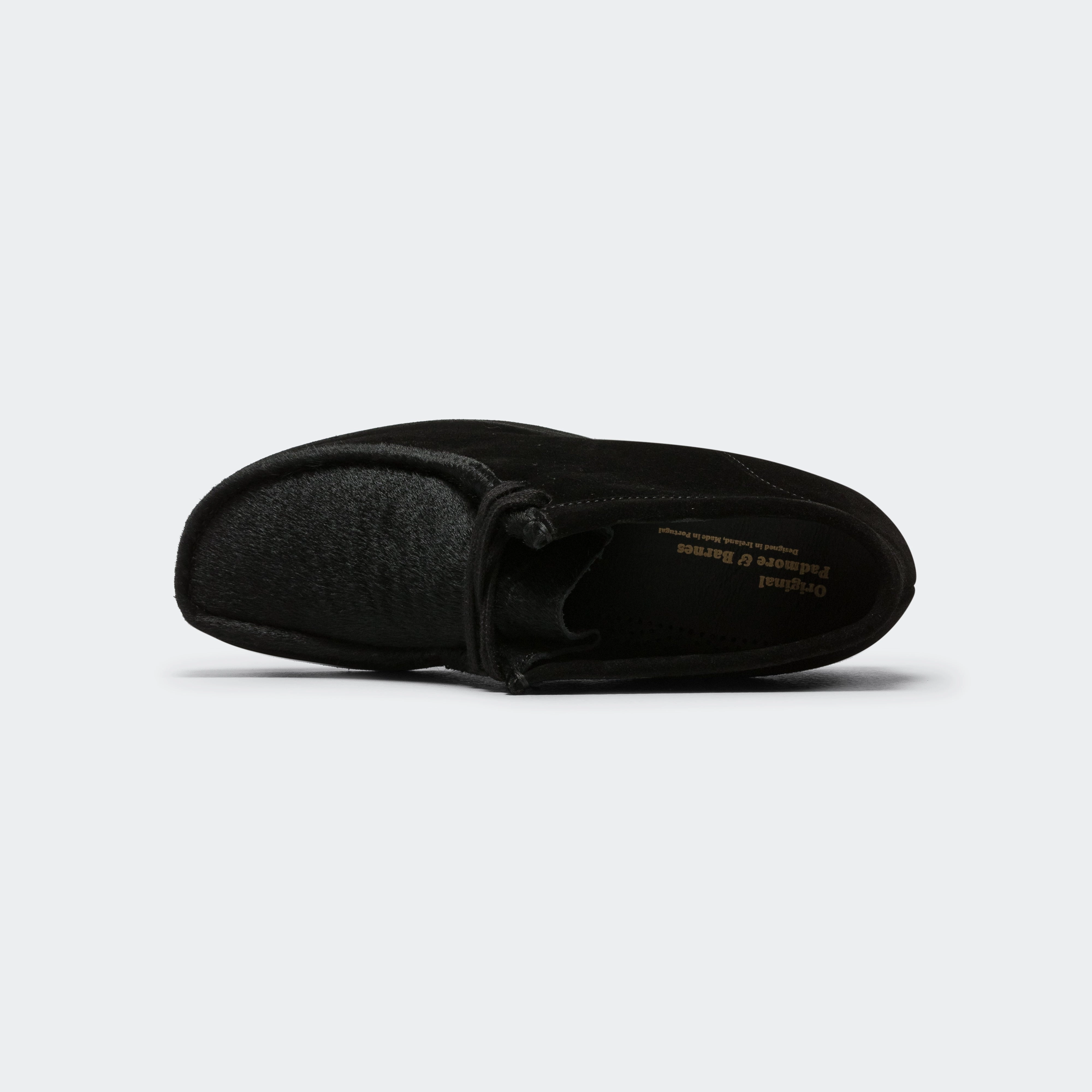 P404 × UP THERE - Black Suede/Black Pony