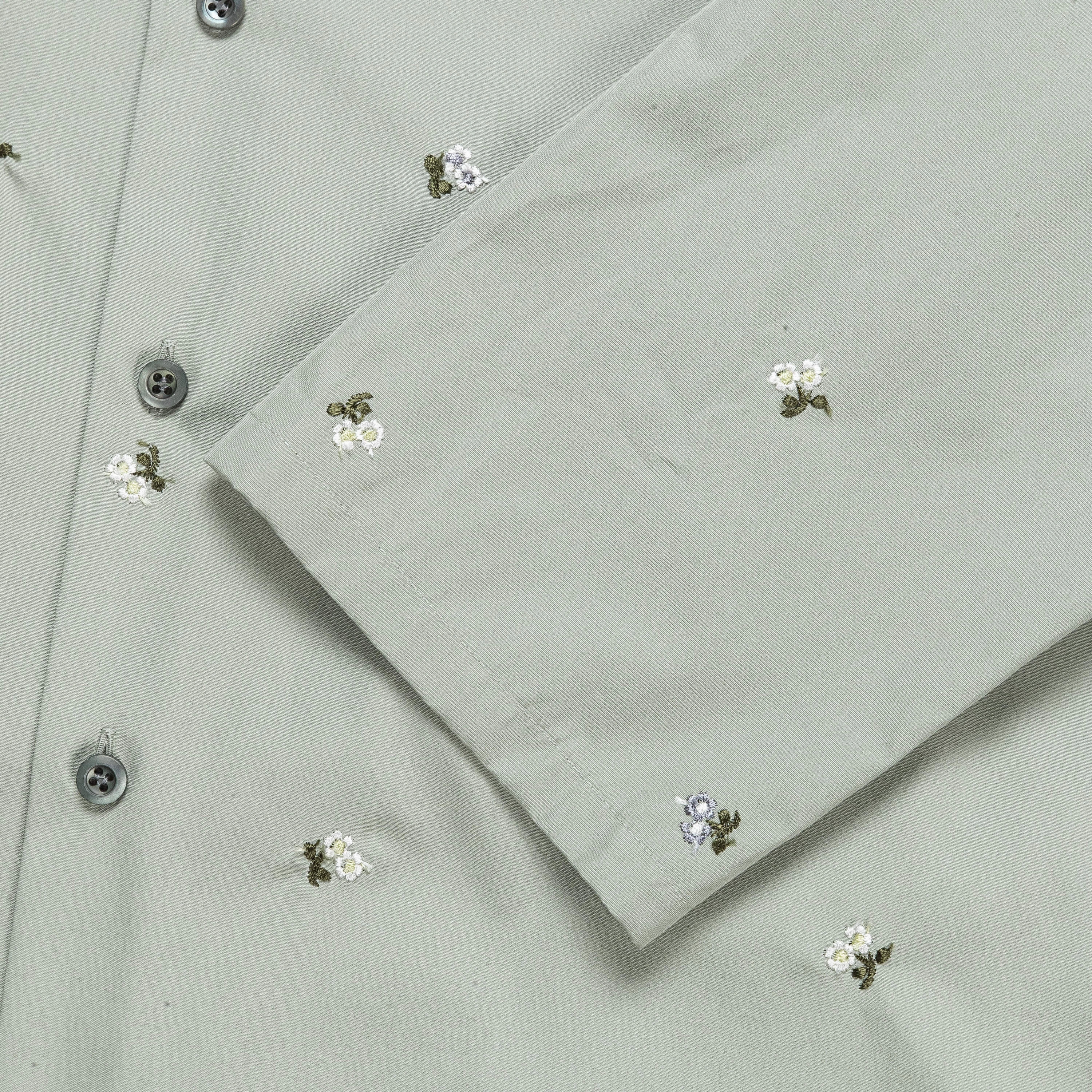 Popeline Shirt - Argile Flowers