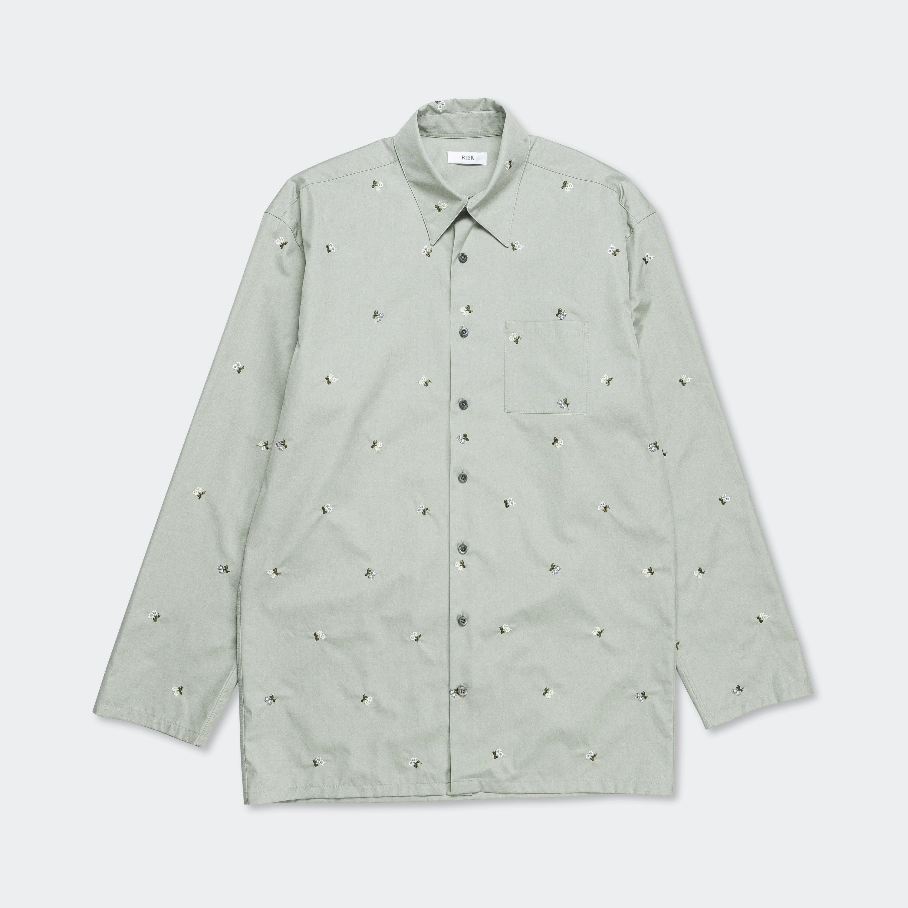Popeline Shirt - Argile Flowers