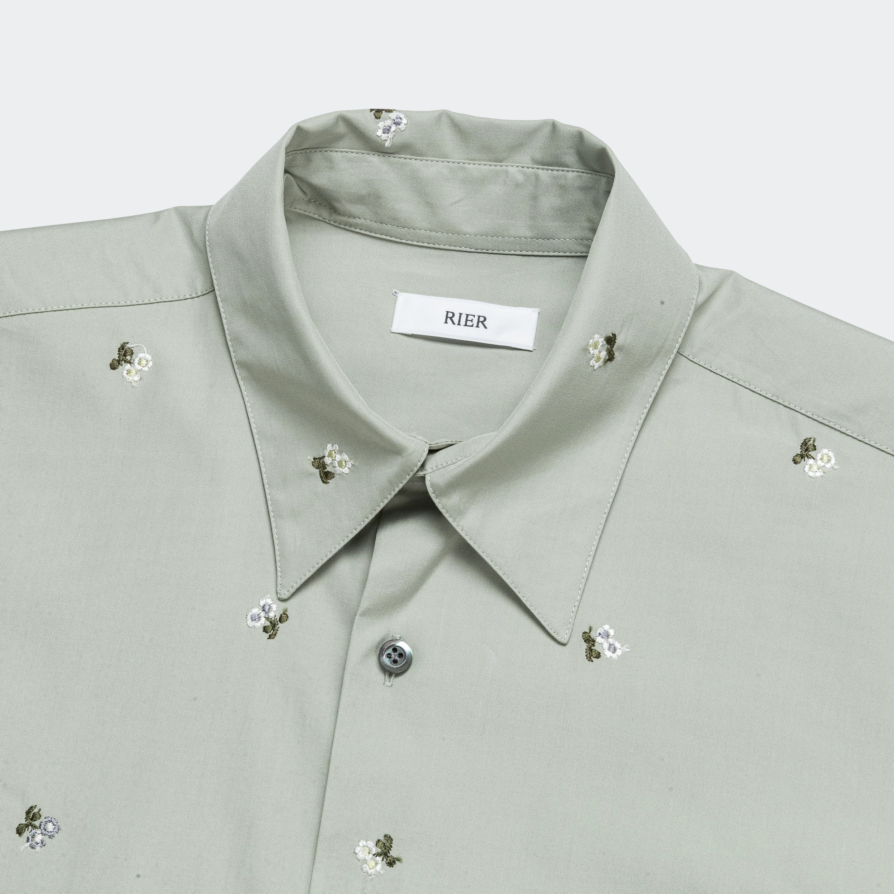 Popeline Shirt - Argile Flowers