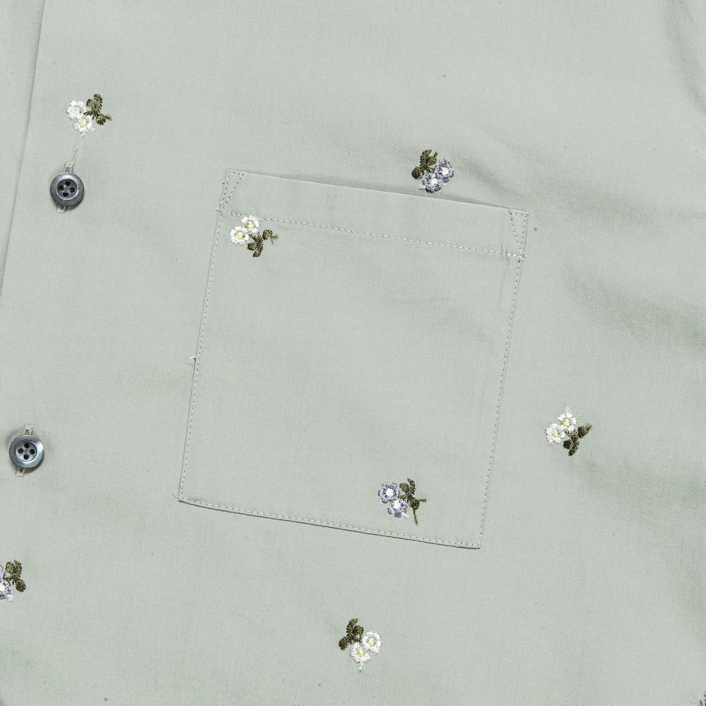 Popeline Shirt - Argile Flowers