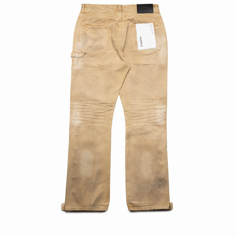 Purple Brand Bentonite Snap Carpenter Pants - Khaki