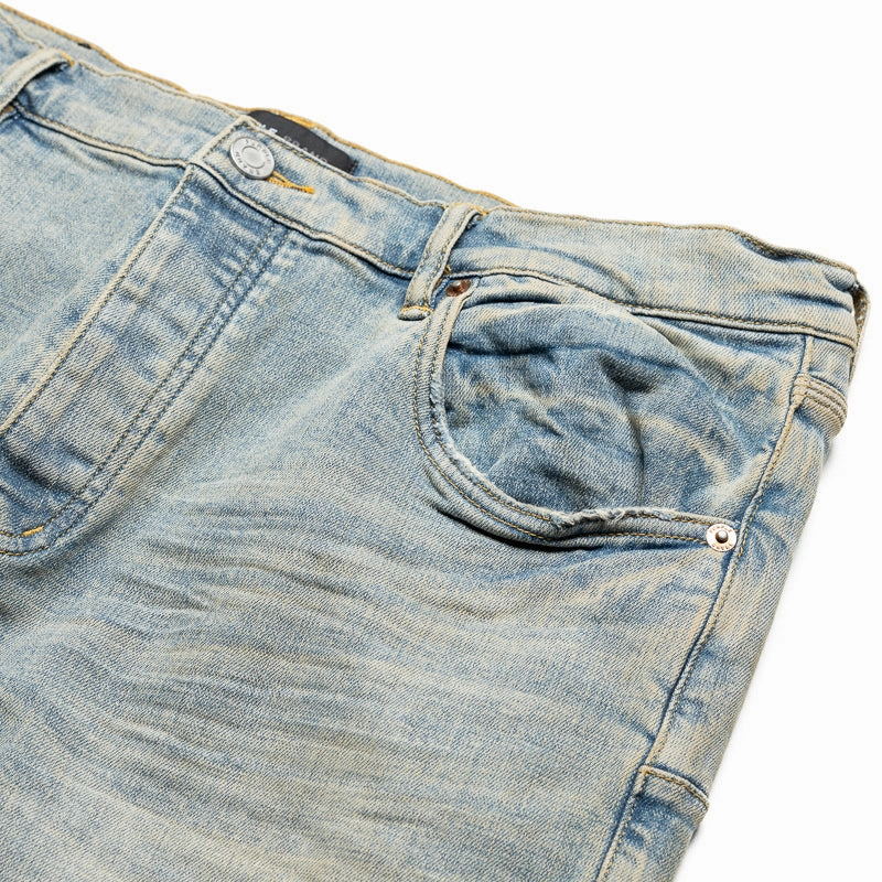 Purple Brand Low Rise Skinny Leg Venice Sunbleached Jean - Light Indigo