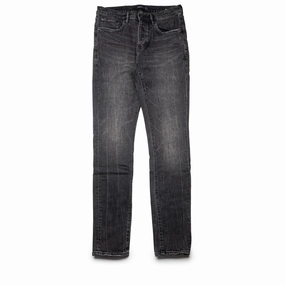 Purple Brand Low Rise Skinny Leg Vintage Jean - Black