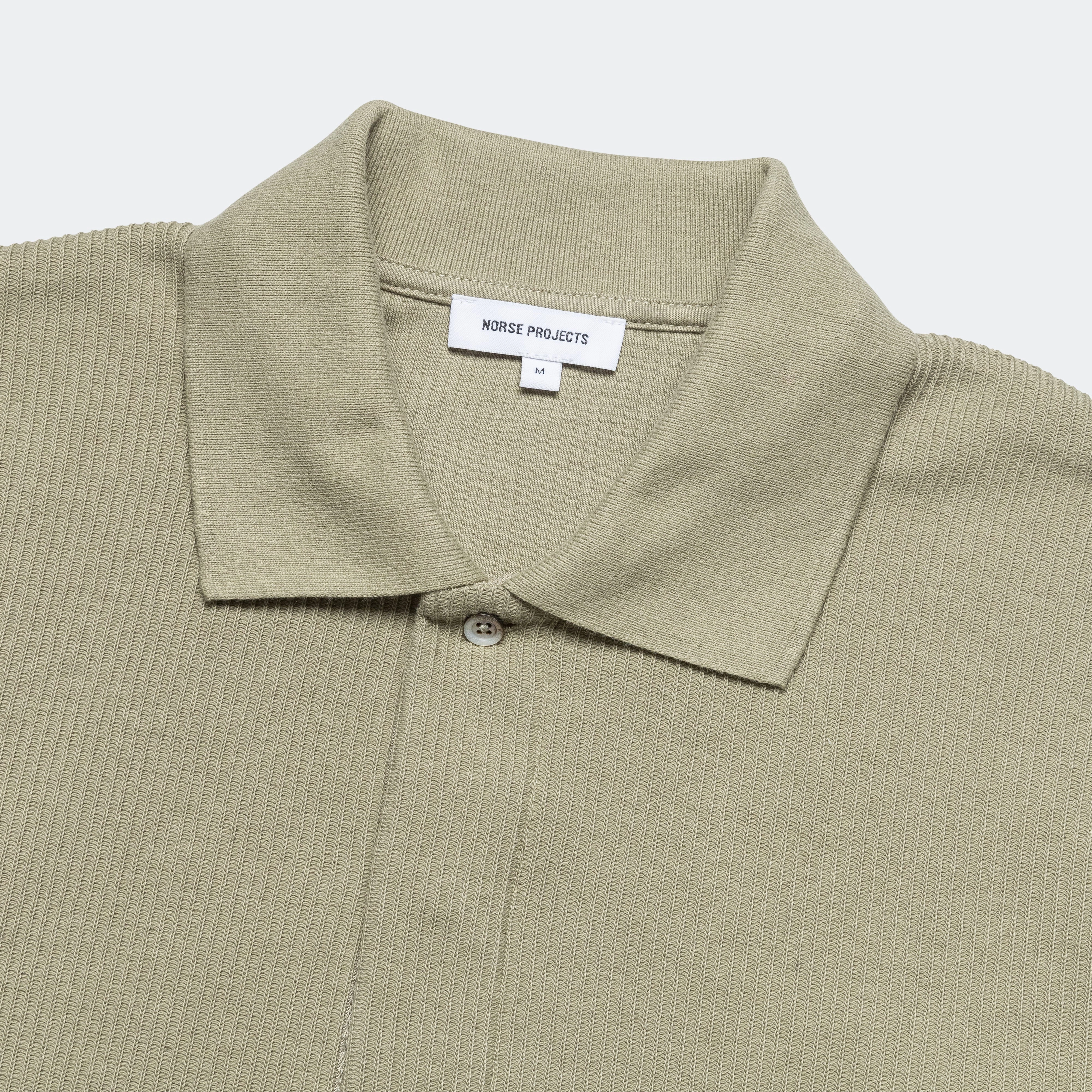 Ruben Double Face LS Polo - Clay