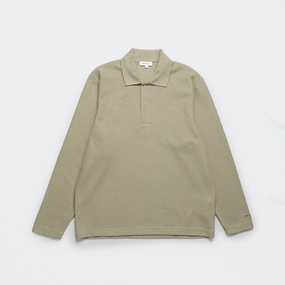 Ruben Double Face LS Polo - Clay