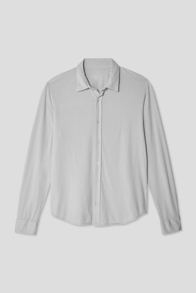 Save Khaki Long Sleeve Supima Jersey Easy Shirt